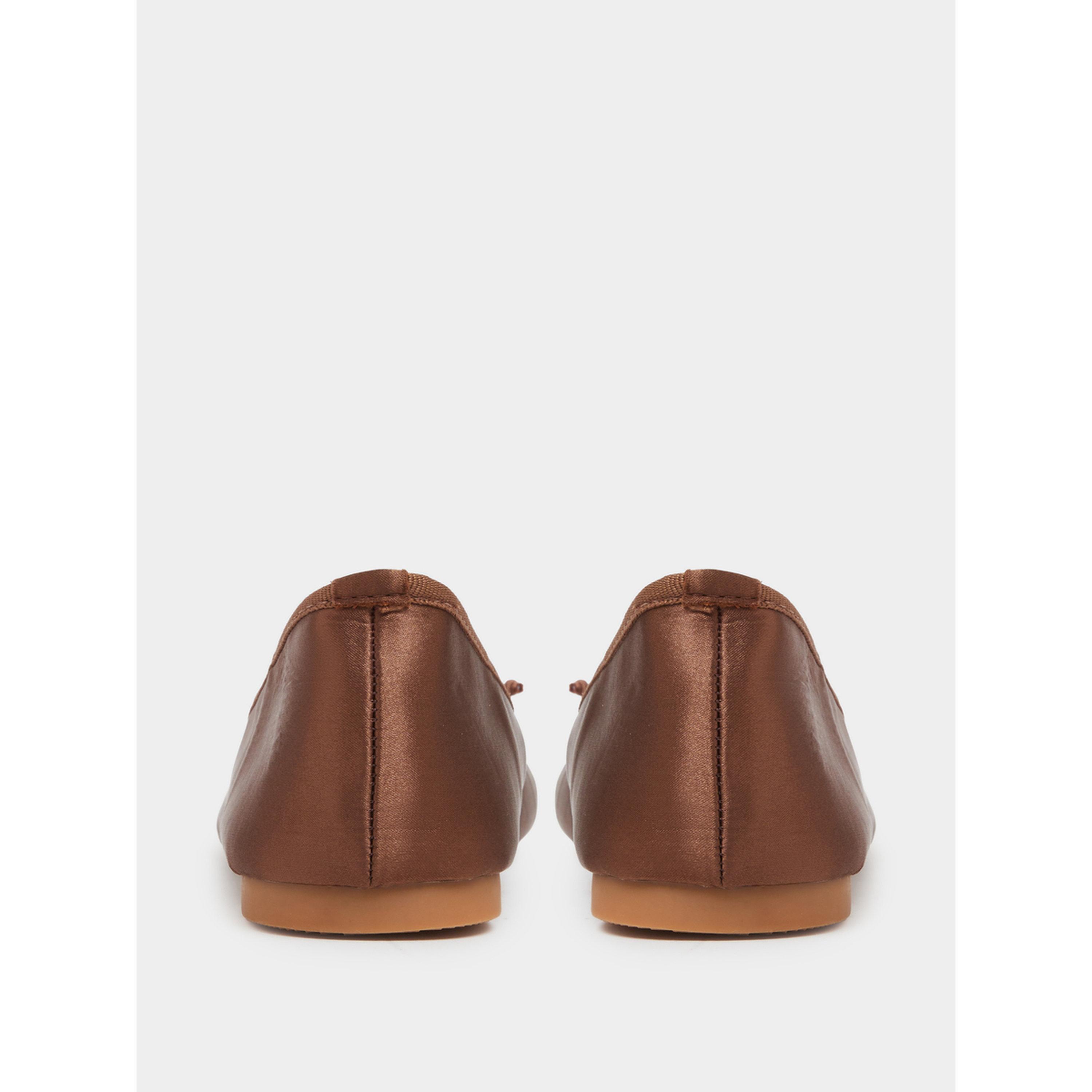 حذاء باليرينا ساتان بمقدمة مربعة وتفاصيل ترتر وفيونكة-women-shoes-ballerinas-image-6