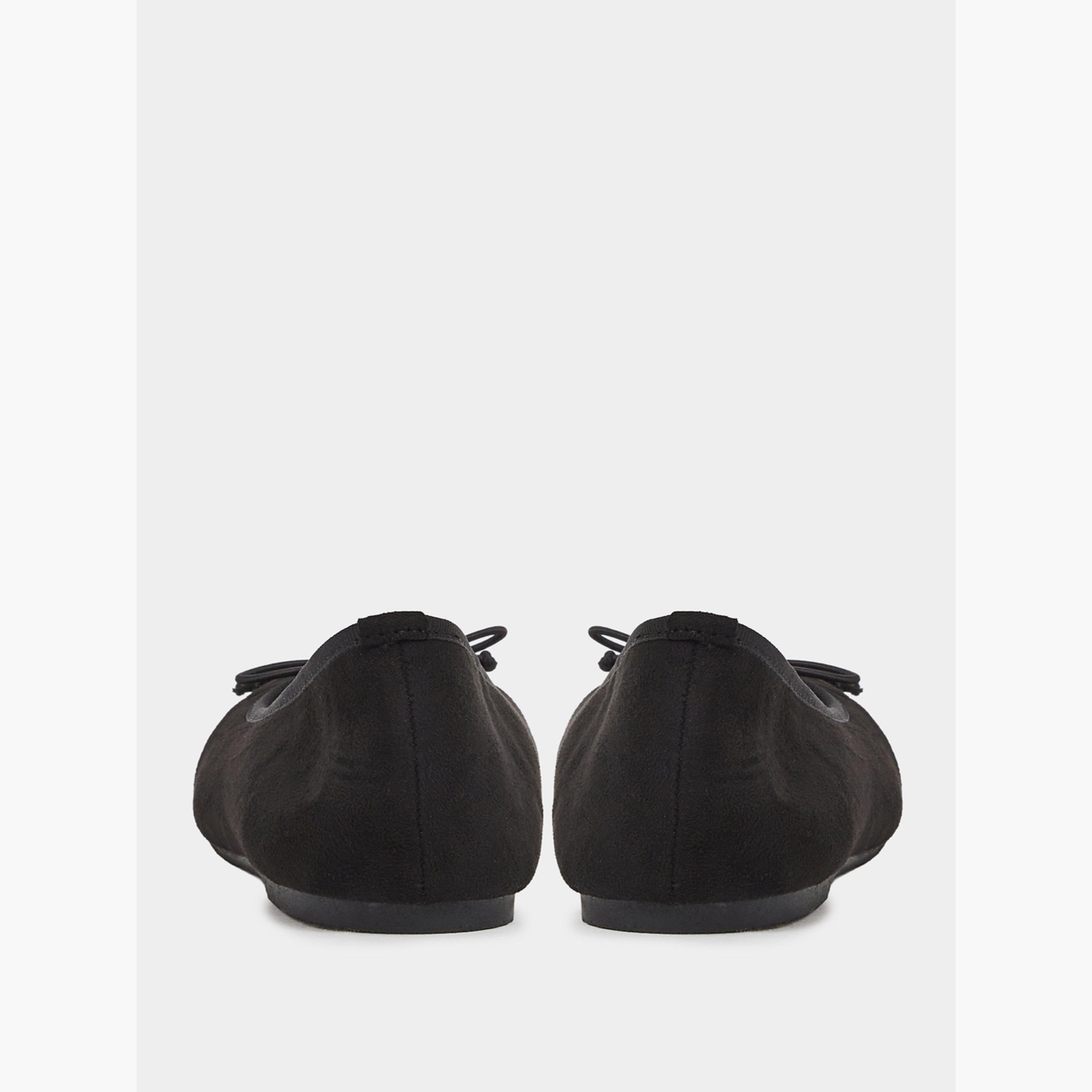 Styli Plain Bow Detail Ballerina Shoes-women-shoes-ballerinas-image-5