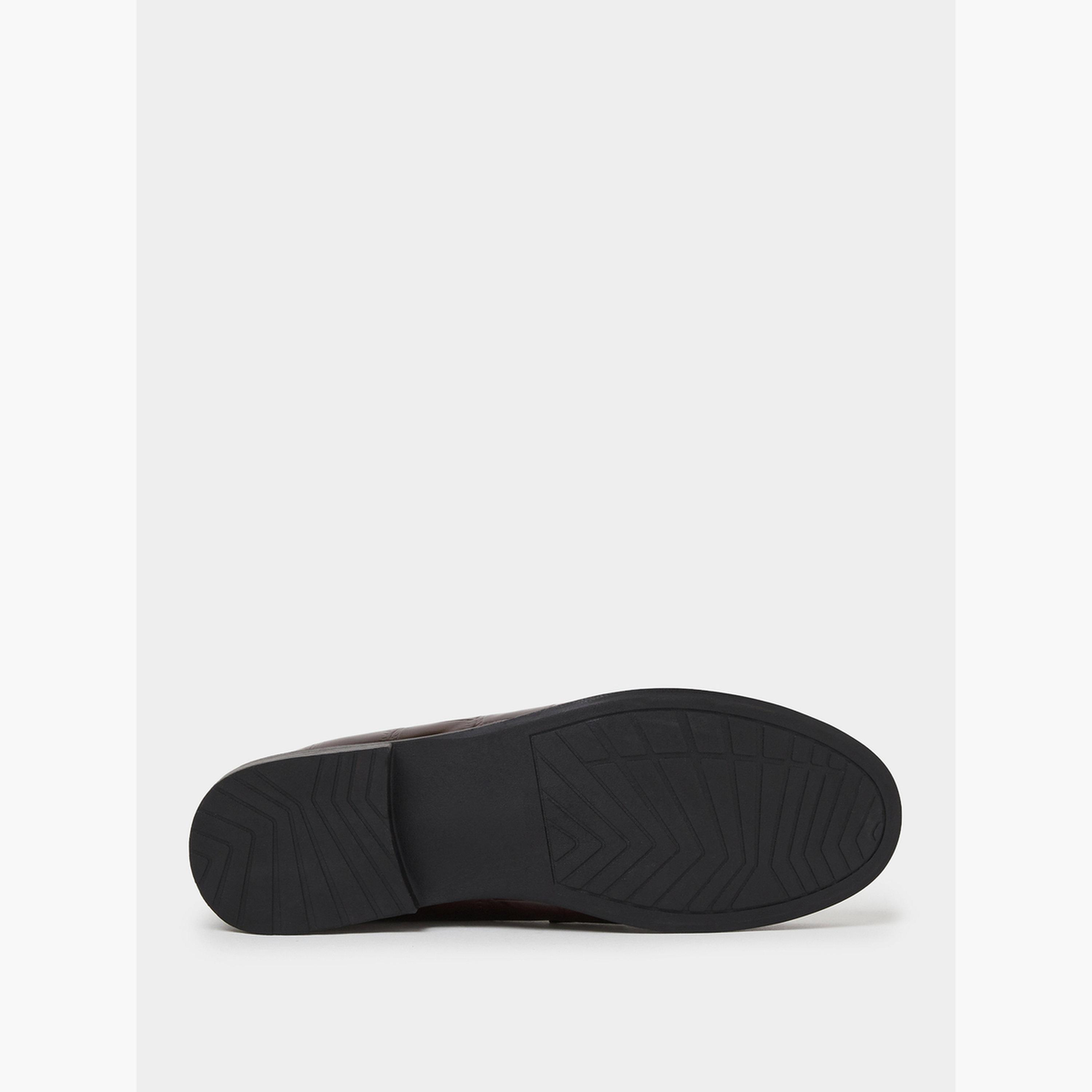 حذاء لوفر بتفاصيل معدنية وتفاصيل بارزة الملمس بنقشة التمساح-women-shoes-loafersandmoccasins-image-6
