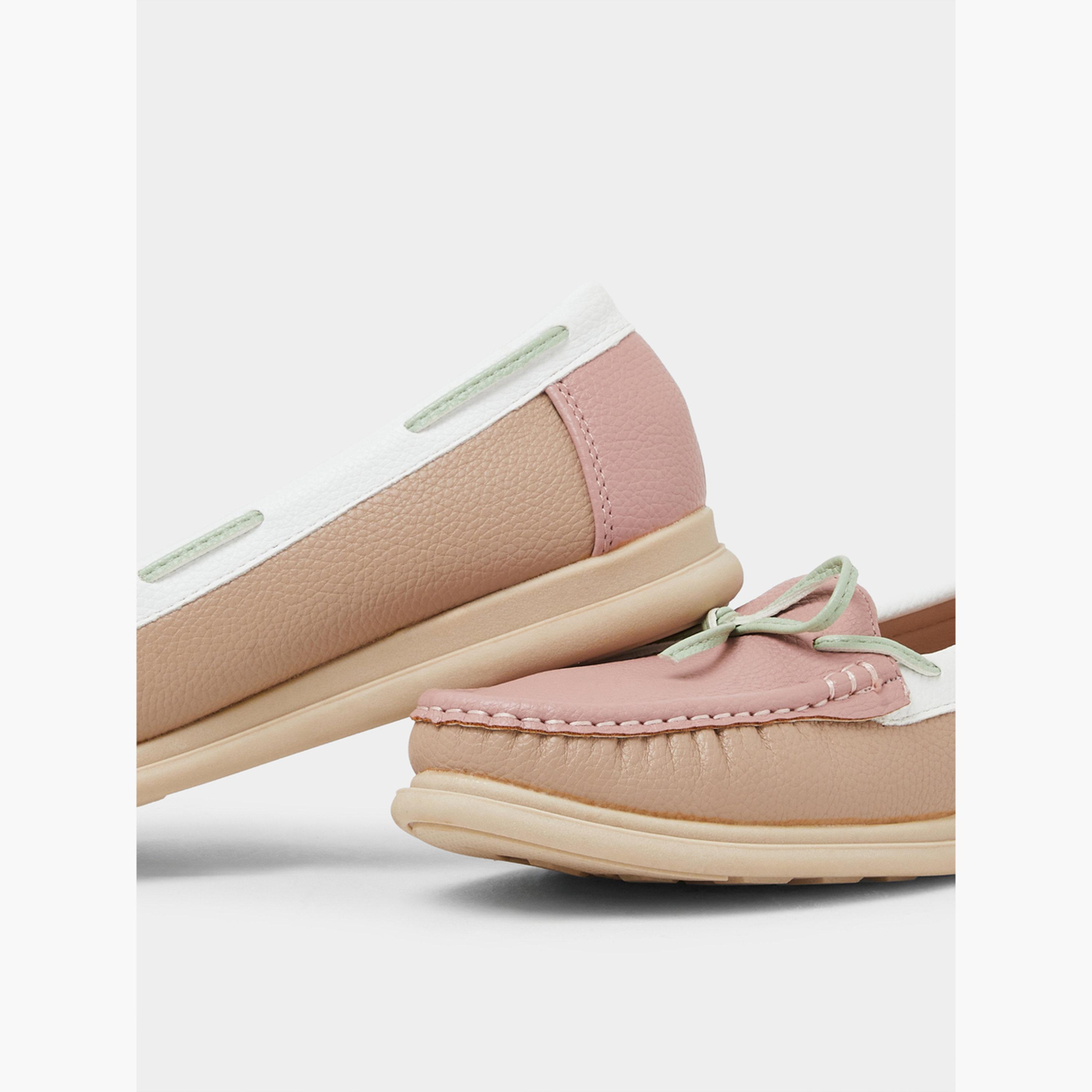 حذاء بتفاصيل عقدة ونمط كتل الألوان-women-shoes-ballerinas-image-4