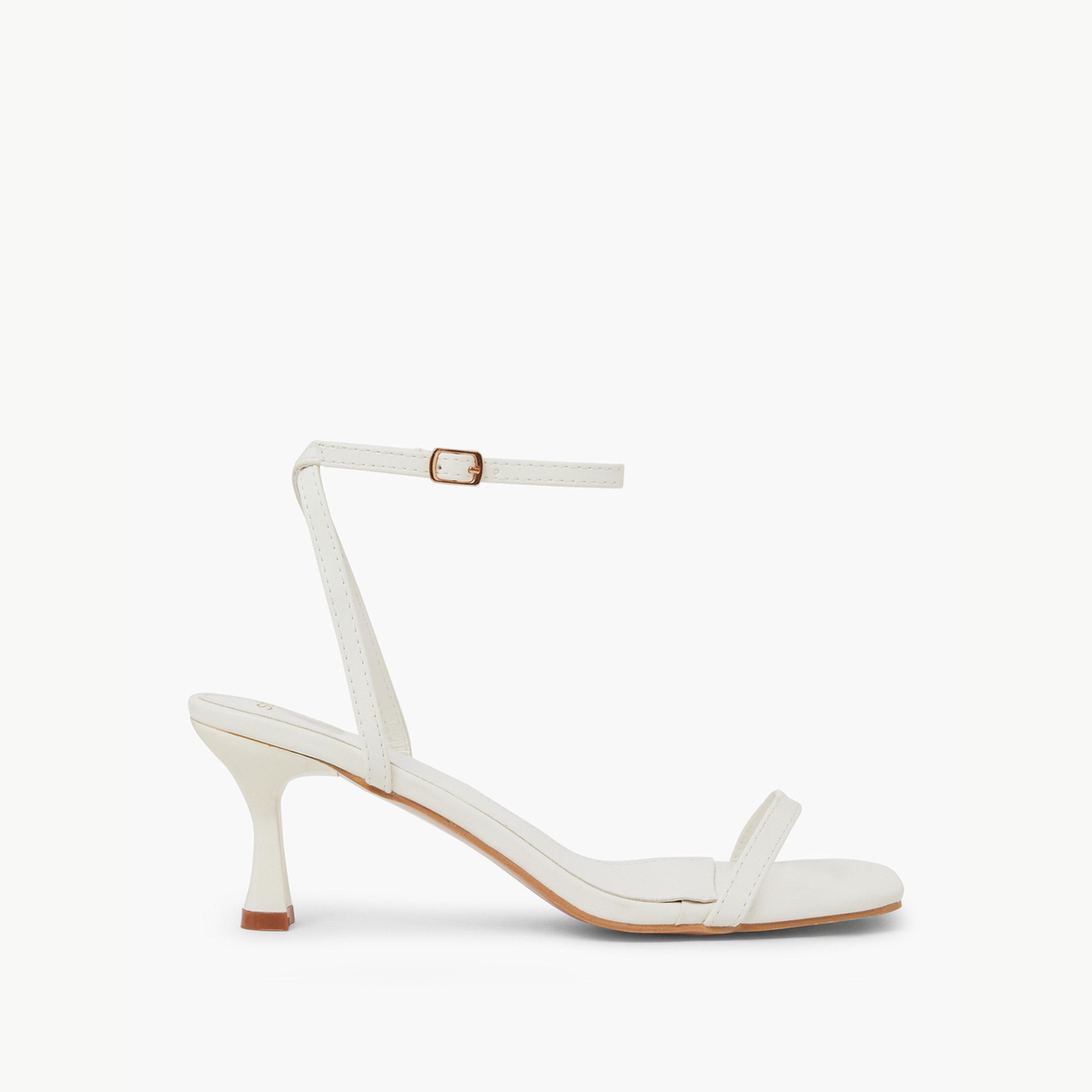 Styli Open Toe Ankle Strap Heel Sandals-women-shoes-sandals-heeled-image-2