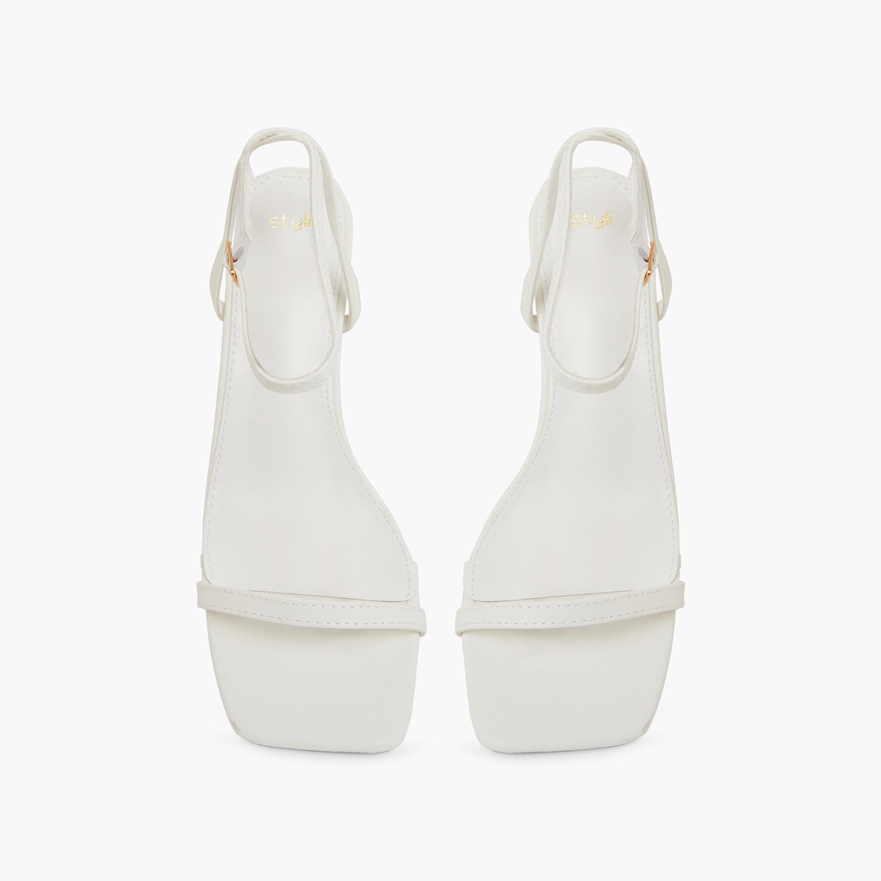Styli Open Toe Ankle Strap Heel Sandals-women-shoes-sandals-heeled-image-3