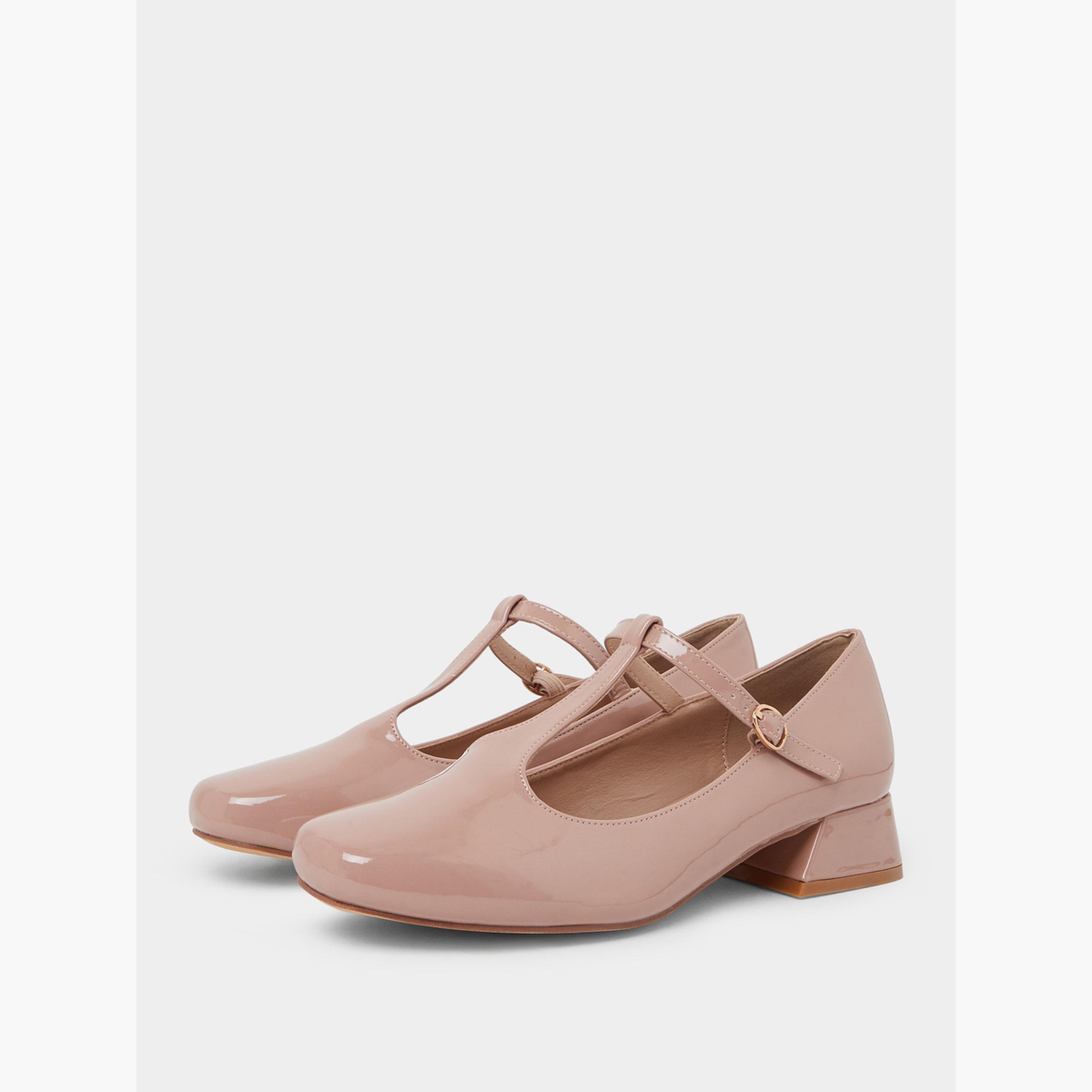 حذاء ماري جين بكعب سميك من الجلد اللامع-women-shoes-ballerinas-image-1