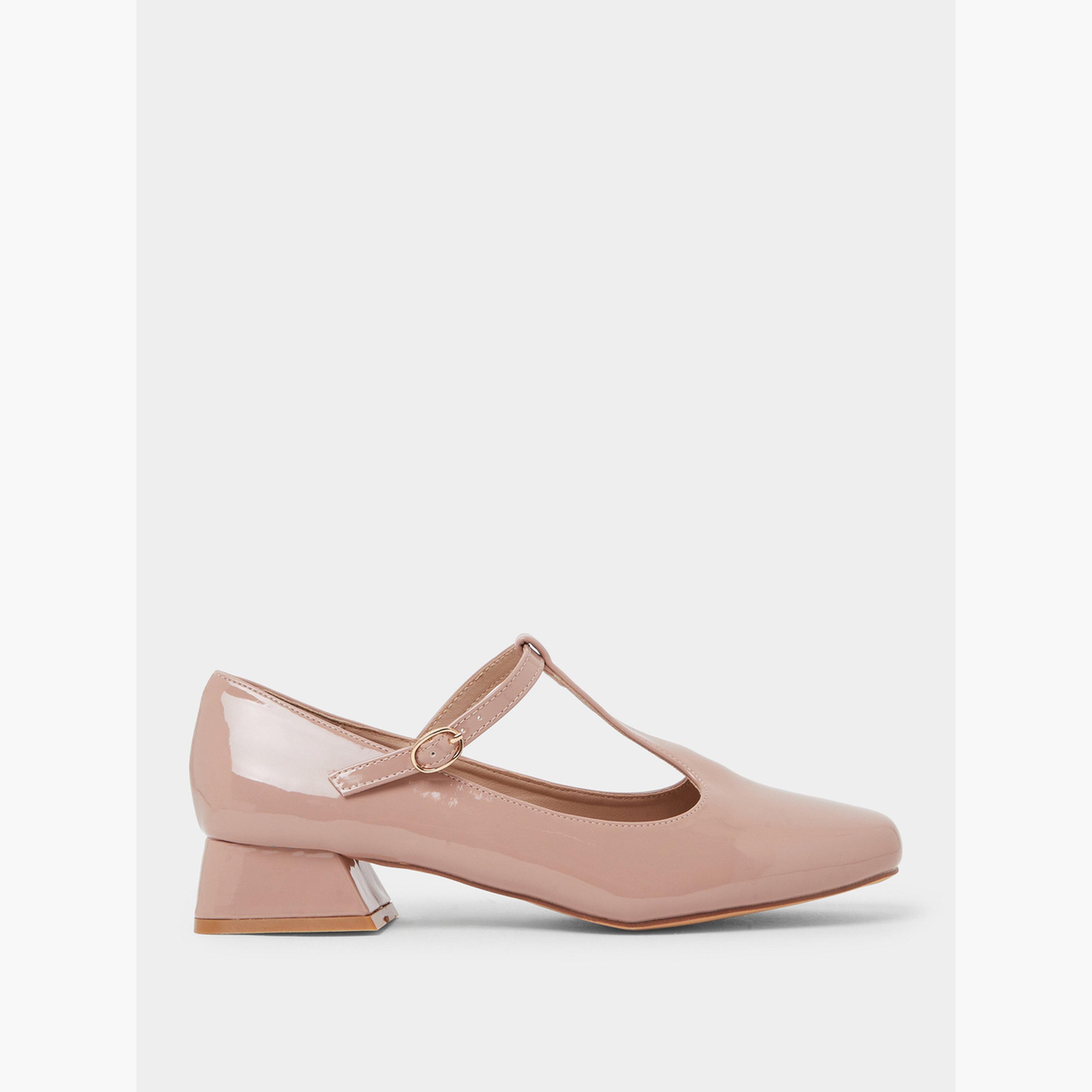حذاء ماري جين بكعب سميك من الجلد اللامع-women-shoes-ballerinas-image-2