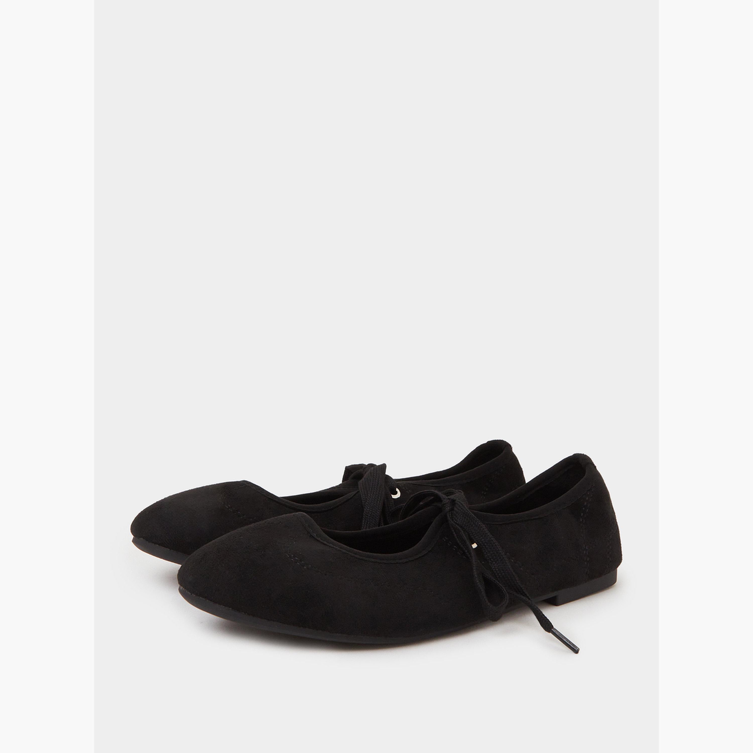 حذاء سنيكرينا بتفاصيل أربطة-women-shoes-ballerinas-image-1