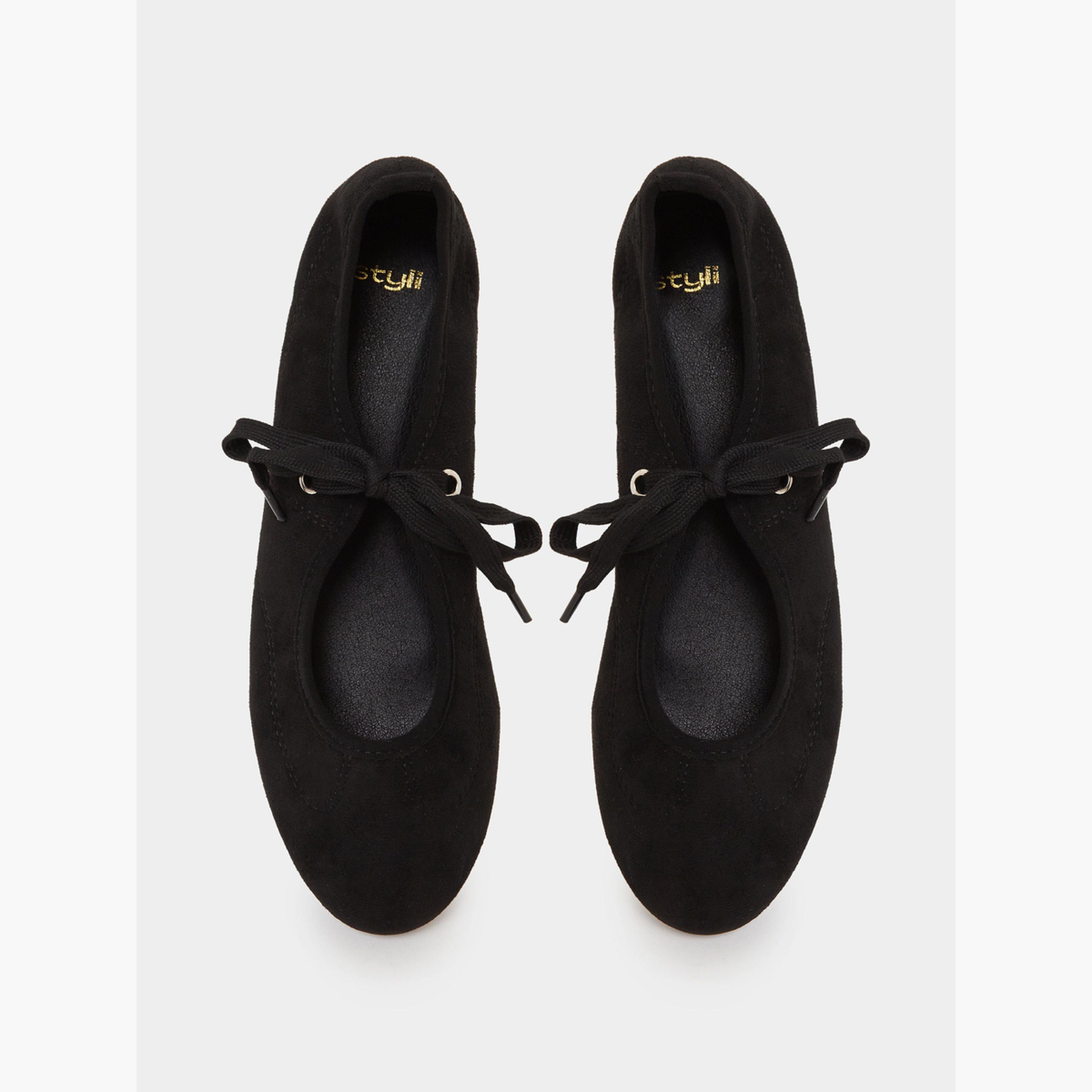 حذاء سنيكرينا بتفاصيل أربطة-women-shoes-ballerinas-image-3