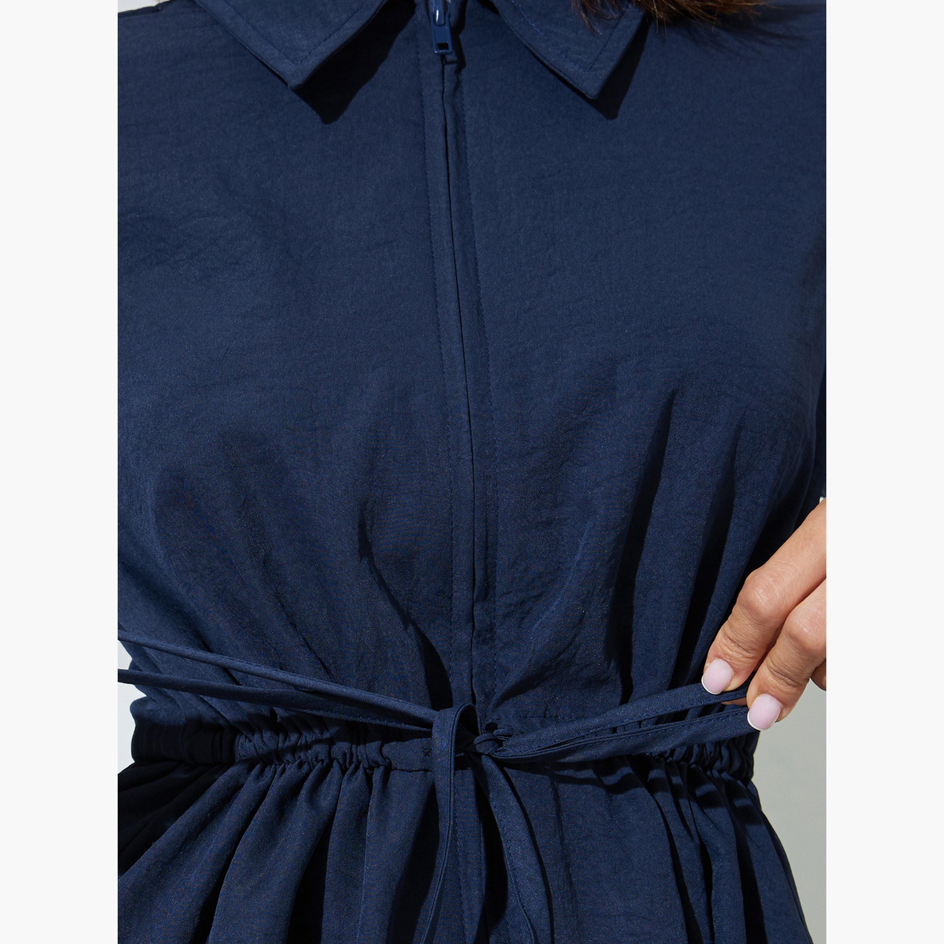 قميص بأكمام طويلة برباط خصر-women-clothing-shirtsandblouses-blouses-image-5