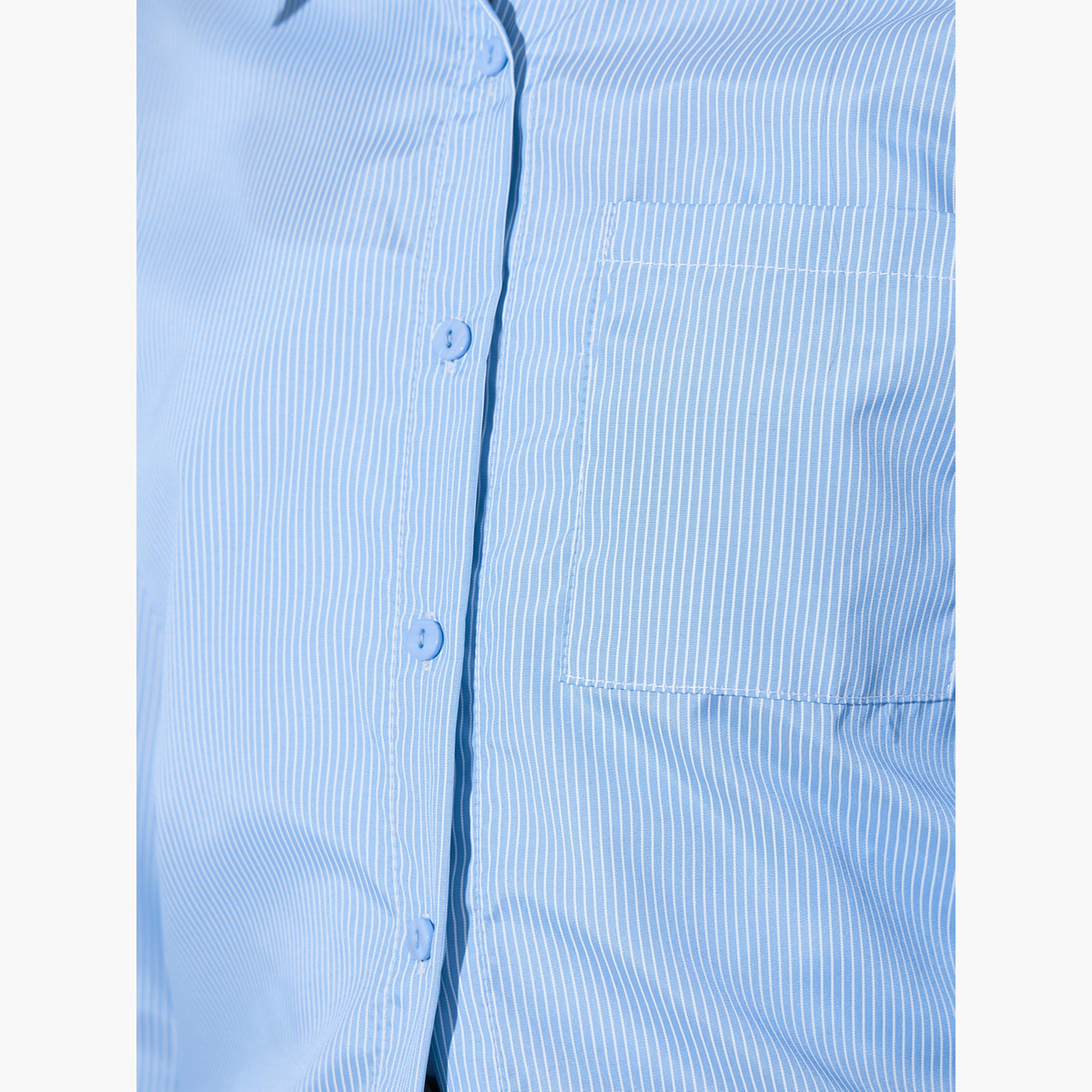 قميص بقصة مريحة ومخطط-women-clothing-shirtsandblouses-shirts-image-5