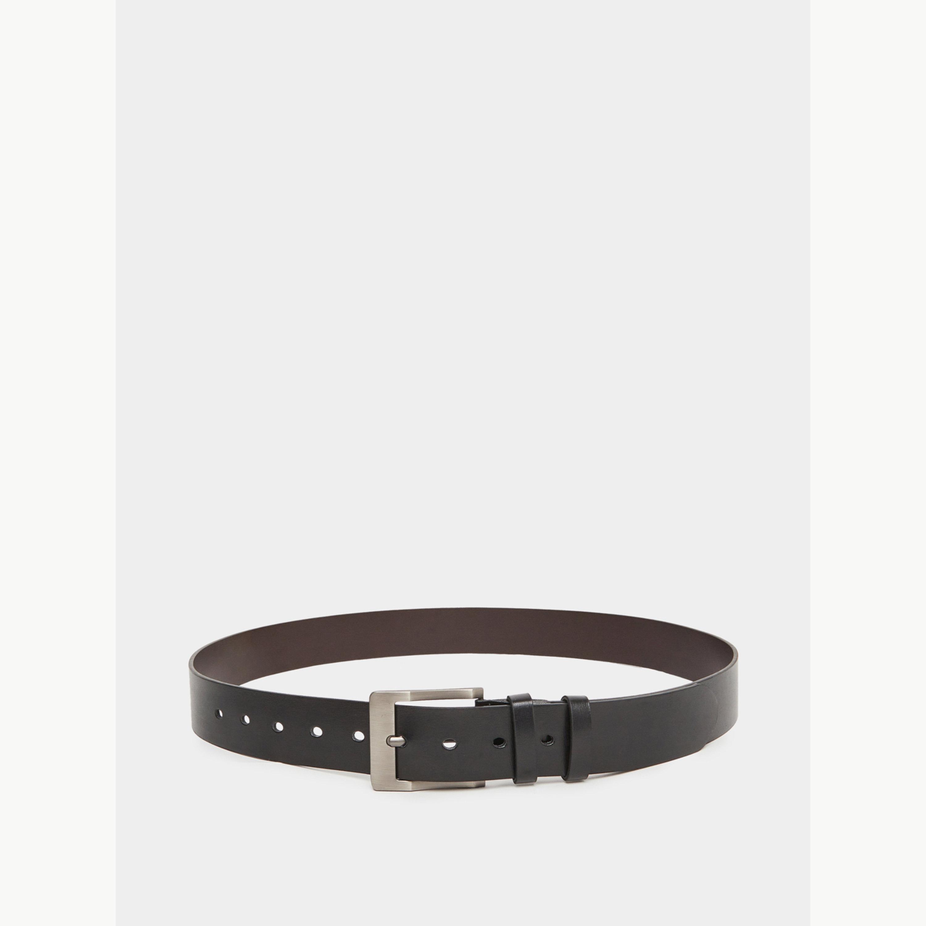 حزام بجلد وإبزيم معدني-men-beltsandwallets-belts-image-3