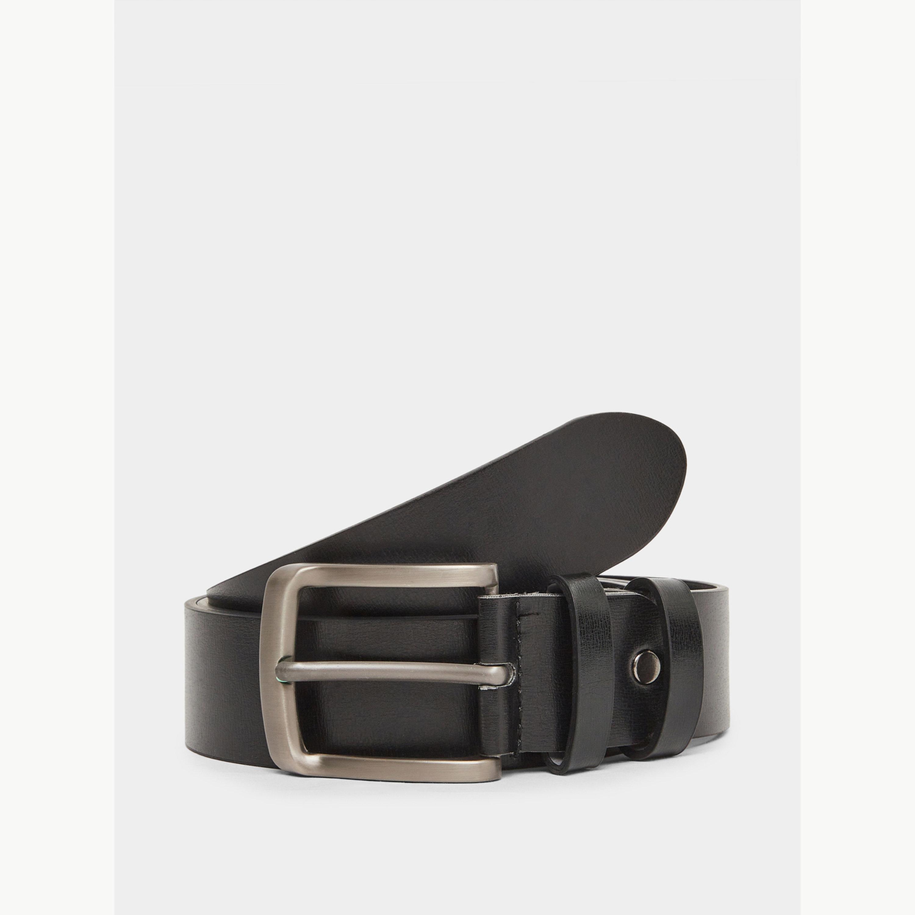 حزام كاجوال بإبزيم مربع للرجال-men-beltsandwallets-belts-image-1