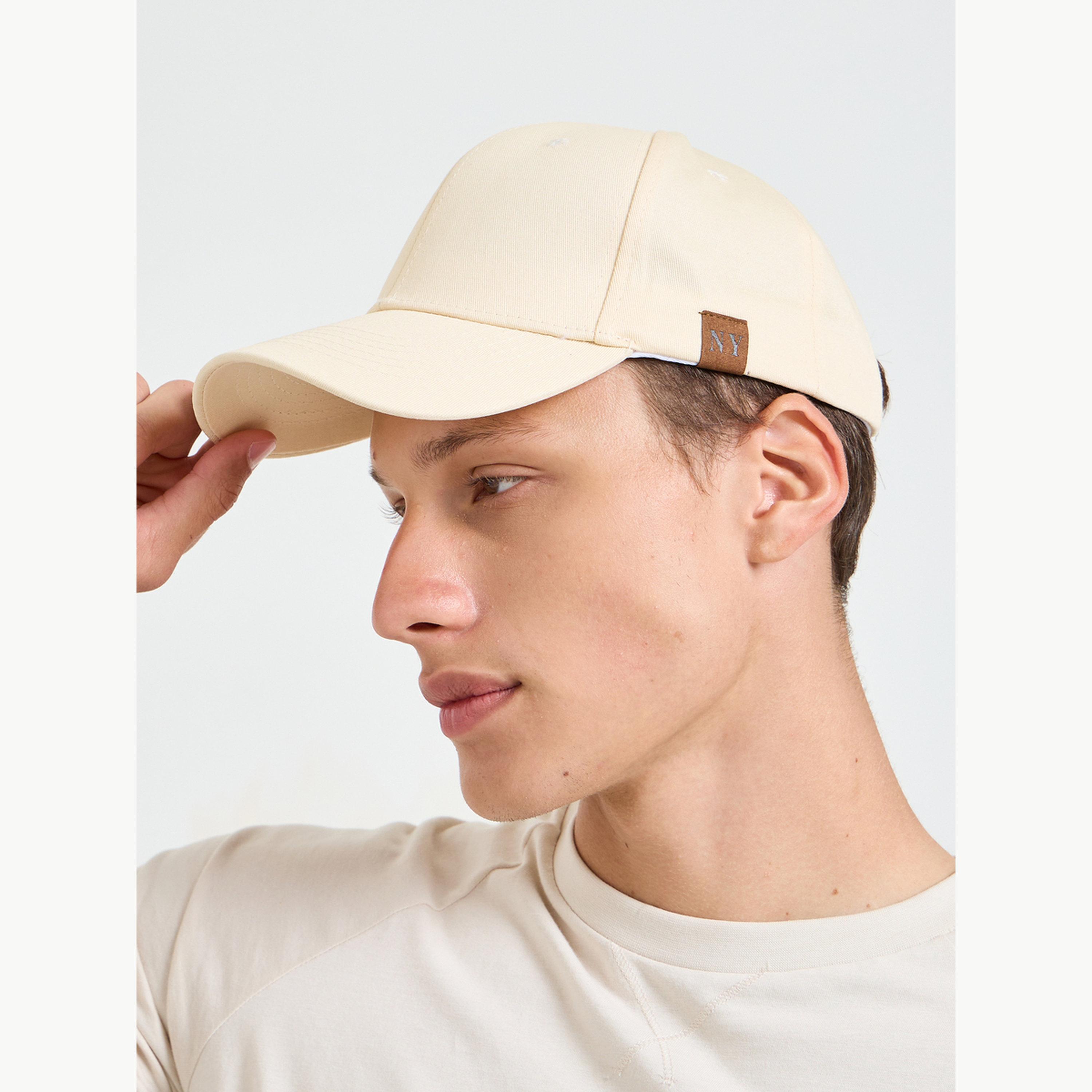 كاب بيسبول بتفاصيل شارة نيويورك-men-caps-image-2