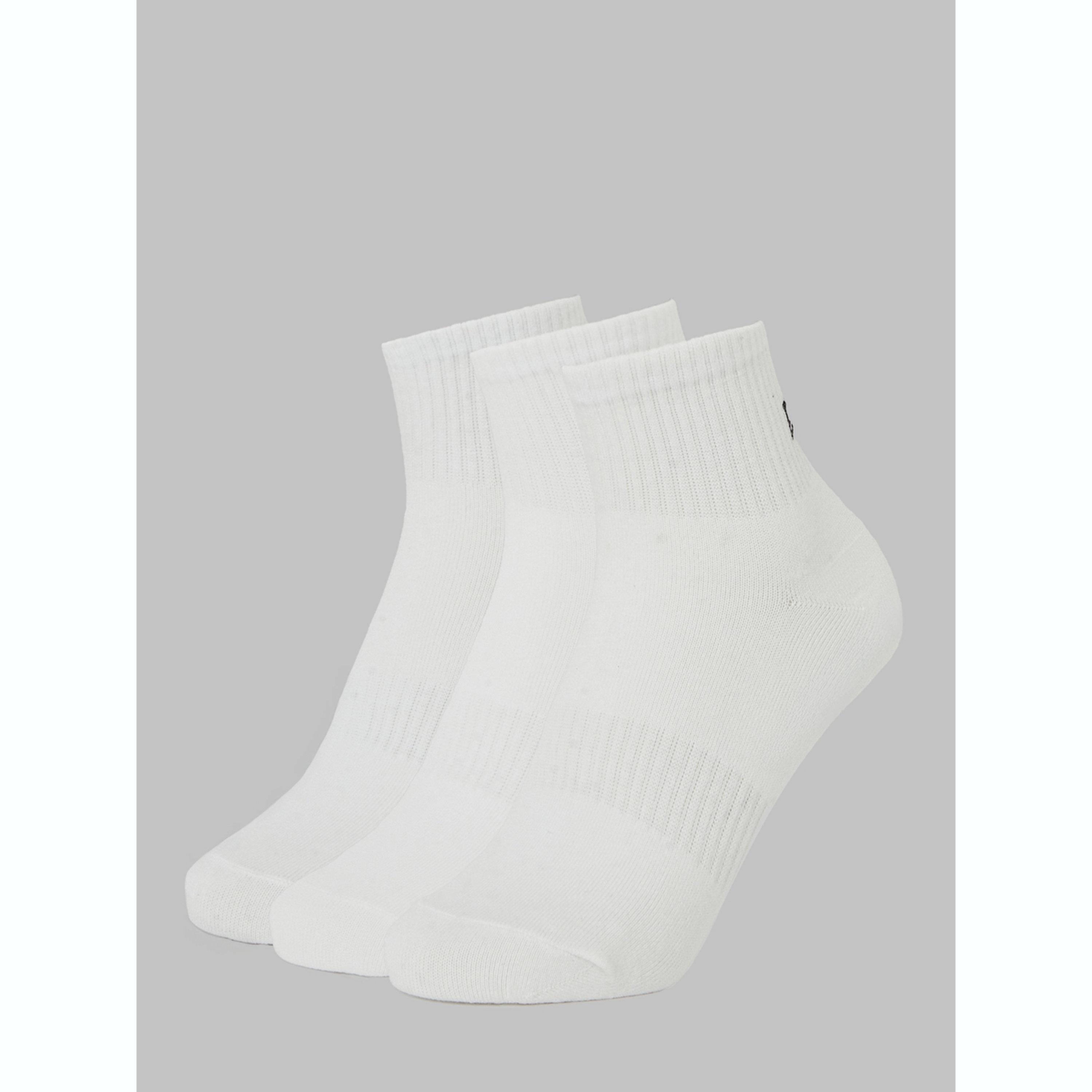 عبوة من 3 جوارب ربع طول بتفاصيل متباينة-men-socks-image-1