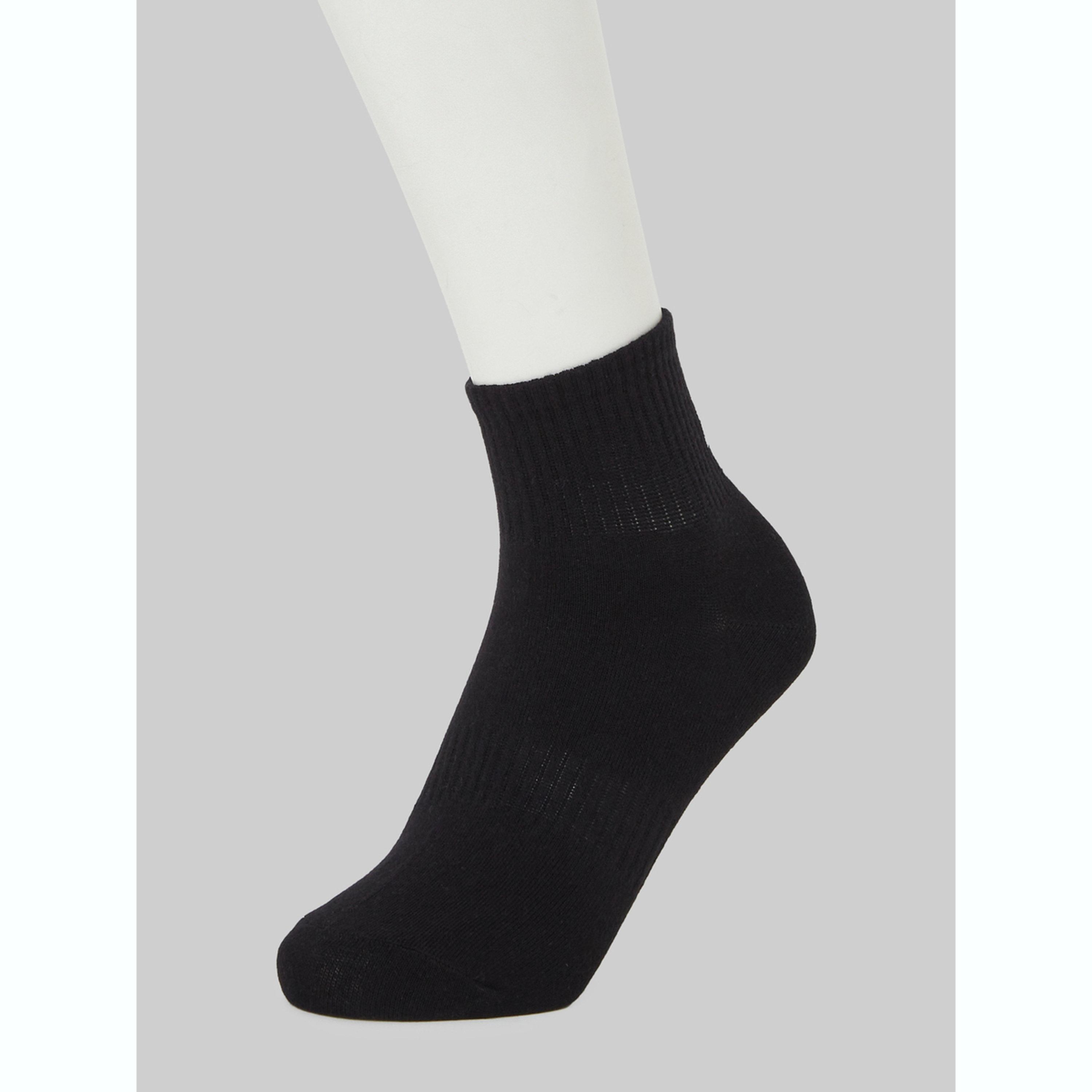 عبوة من 3 جوارب ربع طول بتفاصيل متباينة-men-socks-image-6
