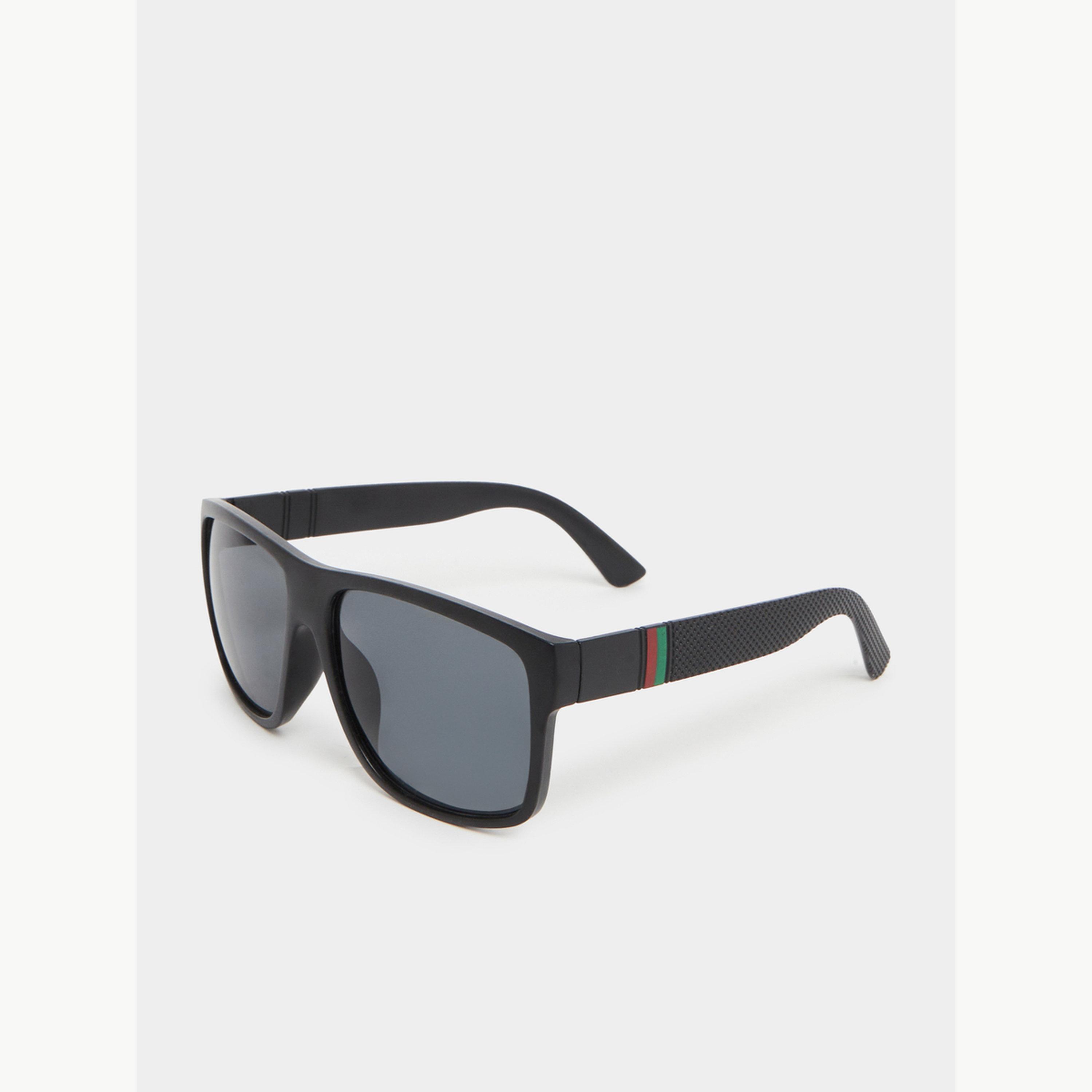 Styli Solid Wayfarer Sunglasses-men-sunglasses-image-1