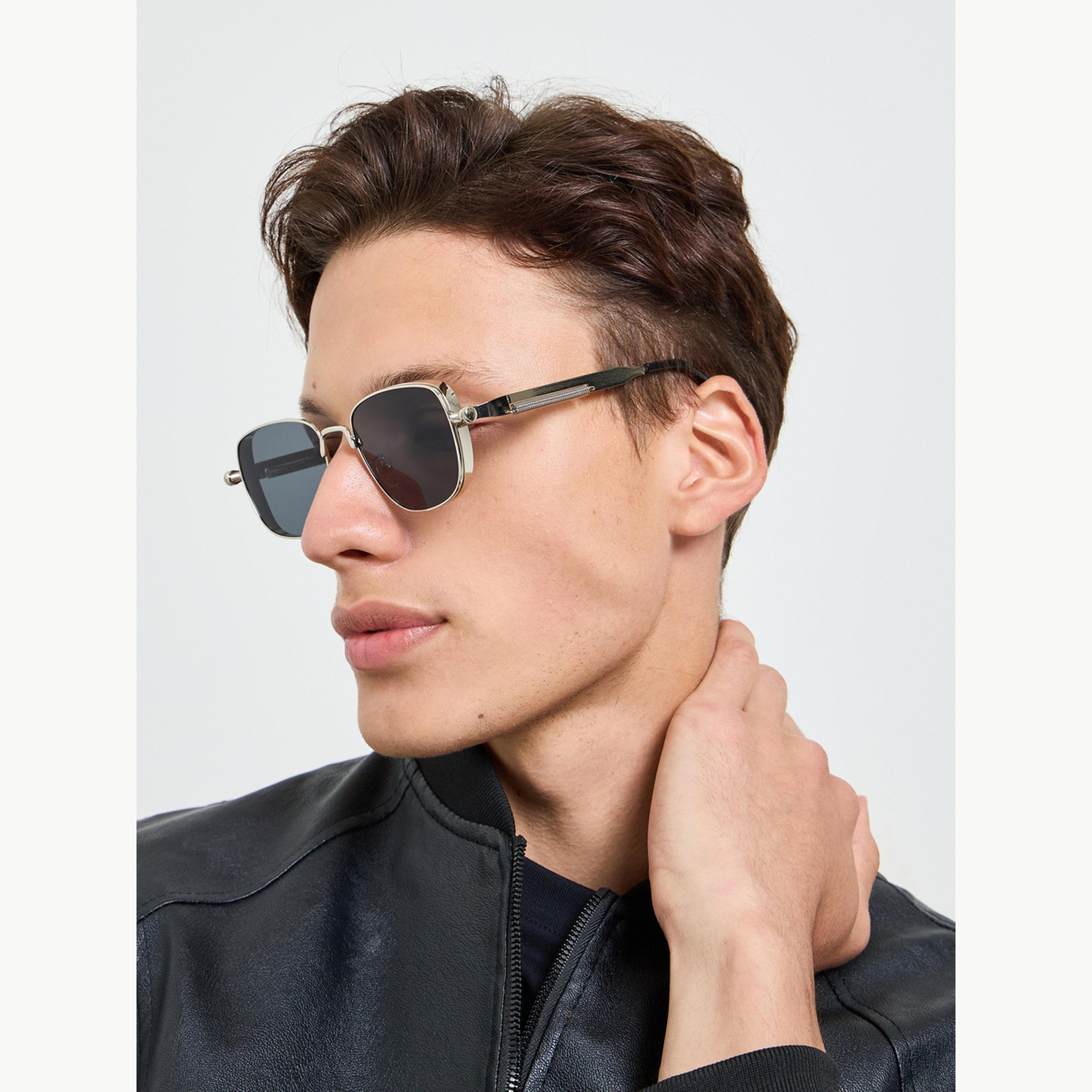 نظارة شمسية بإطار مربع ووسادات أنف-men-sunglasses-image-2