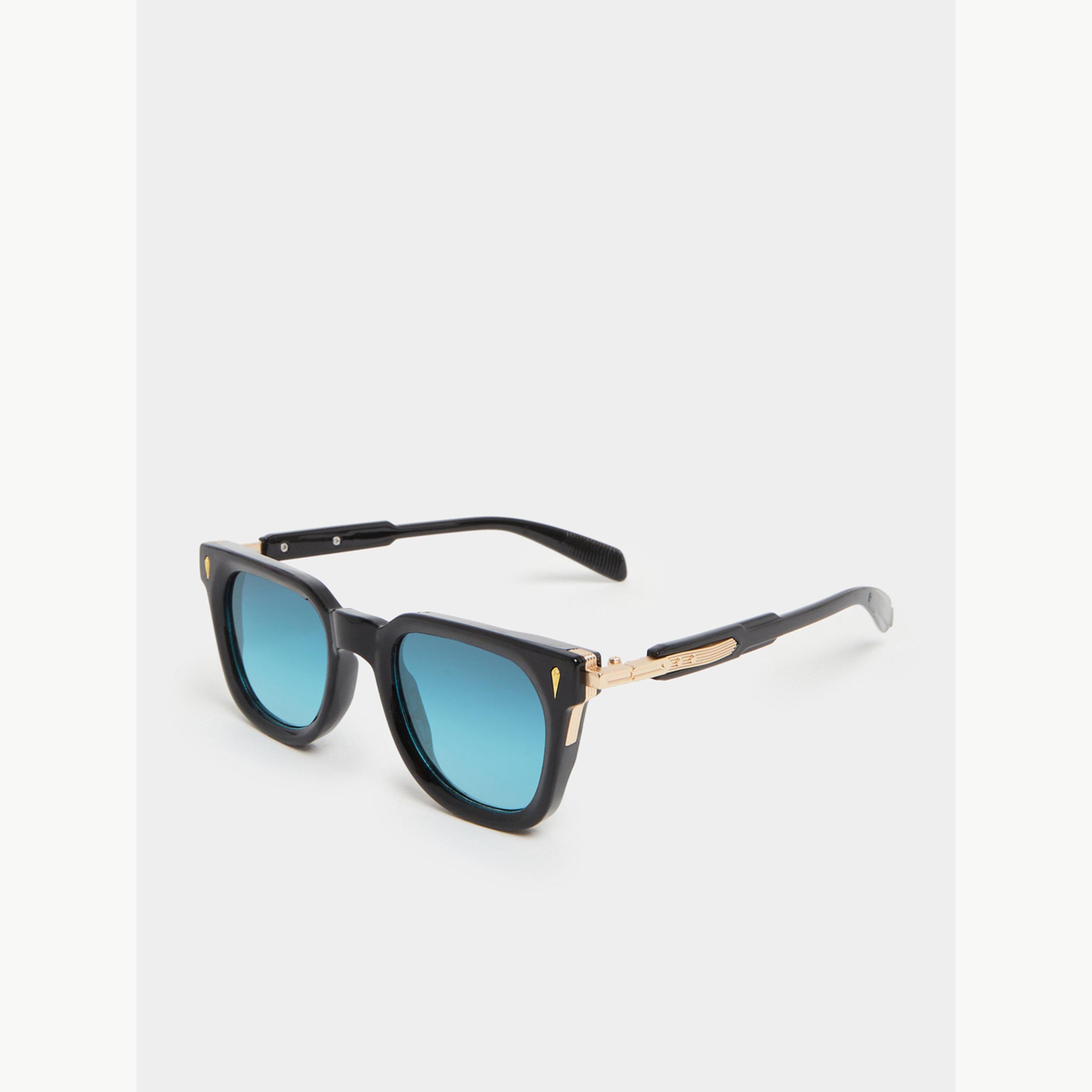 نظارة شمسية ملونة بإطار مربع-men-sunglasses-image-1