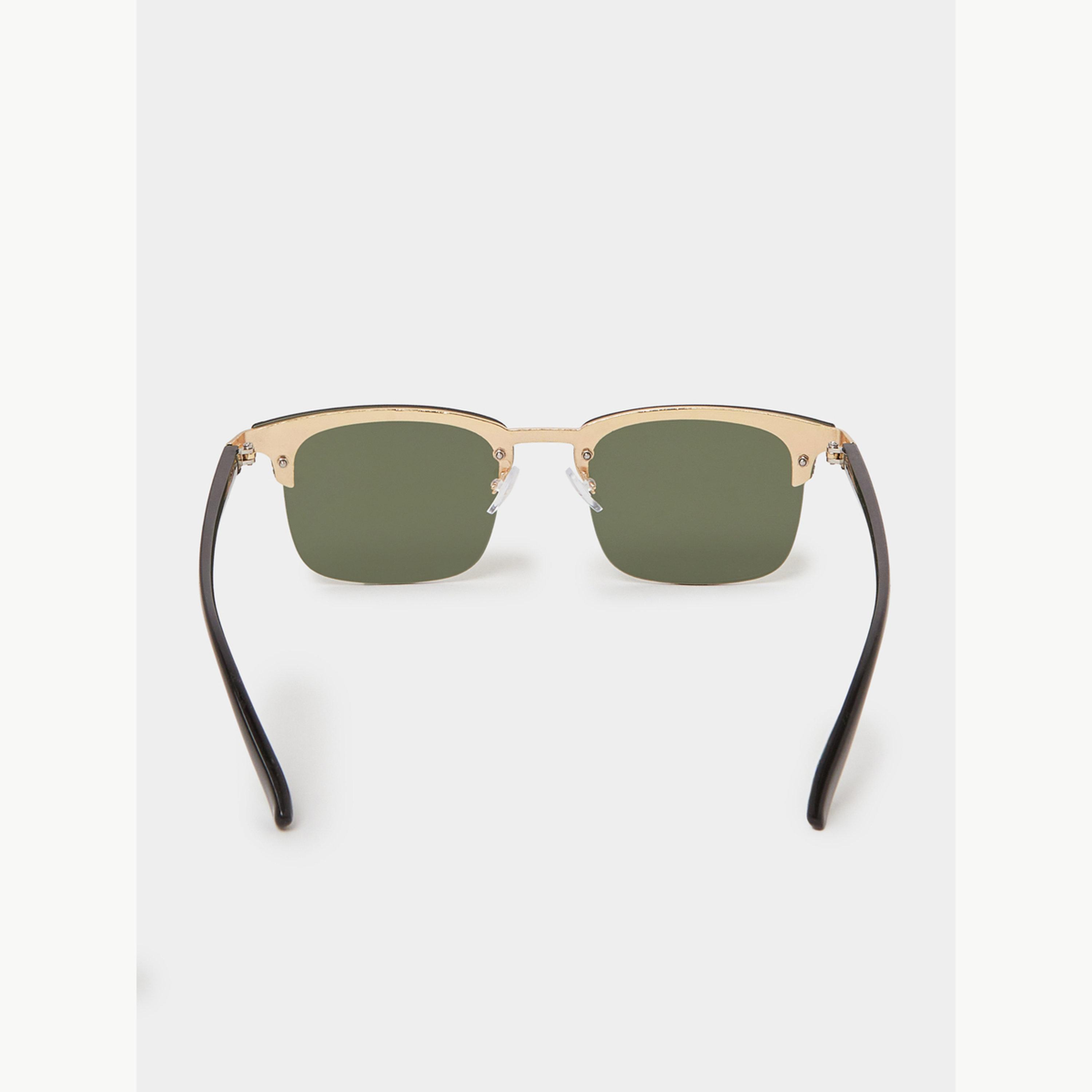 Styli Square Frame Sunglasses with Nose Pads-men-sunglasses-image-5