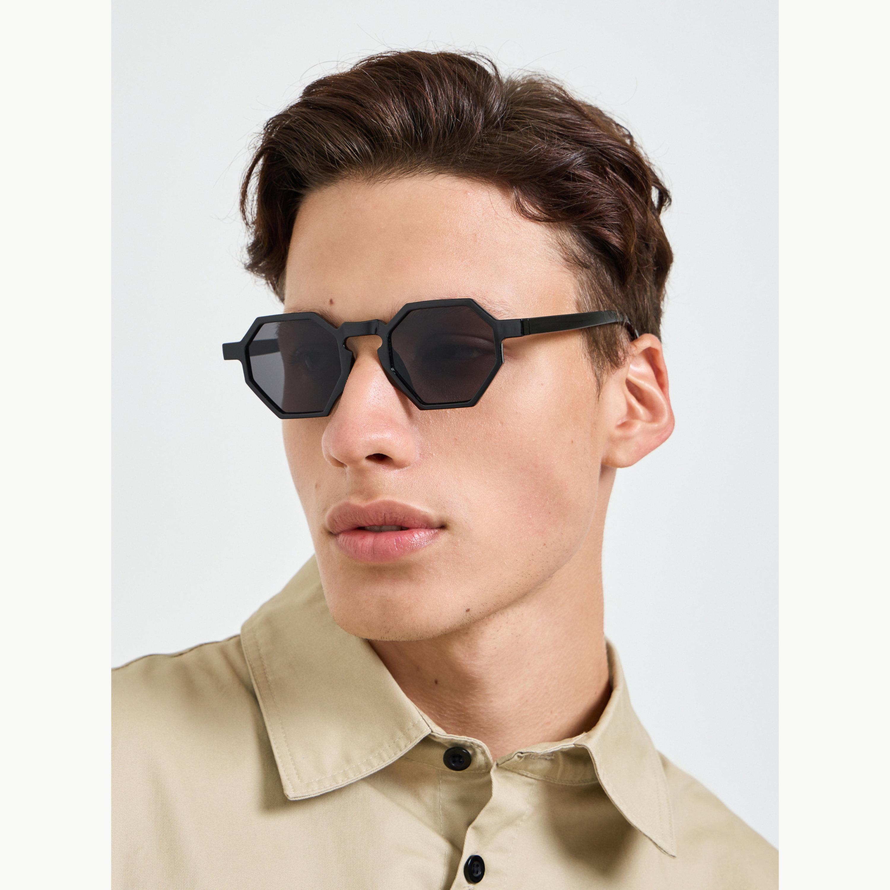 نظارة شمسية بإطار هندسي-men-sunglasses-image-2