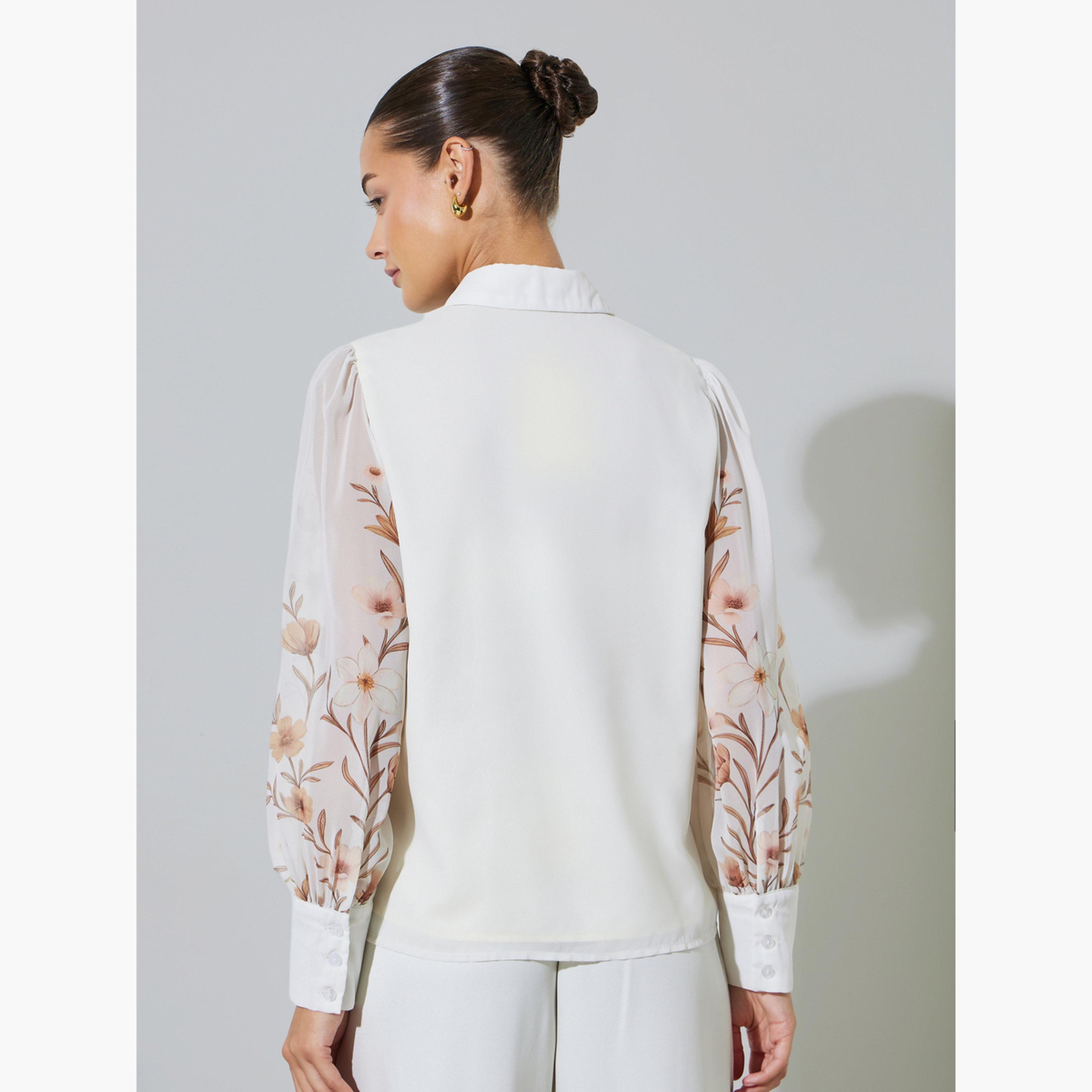 بلوزة شيفون أكمام طويلة وطبعة زهور-women-clothing-shirtsandblouses-shirts-image-4