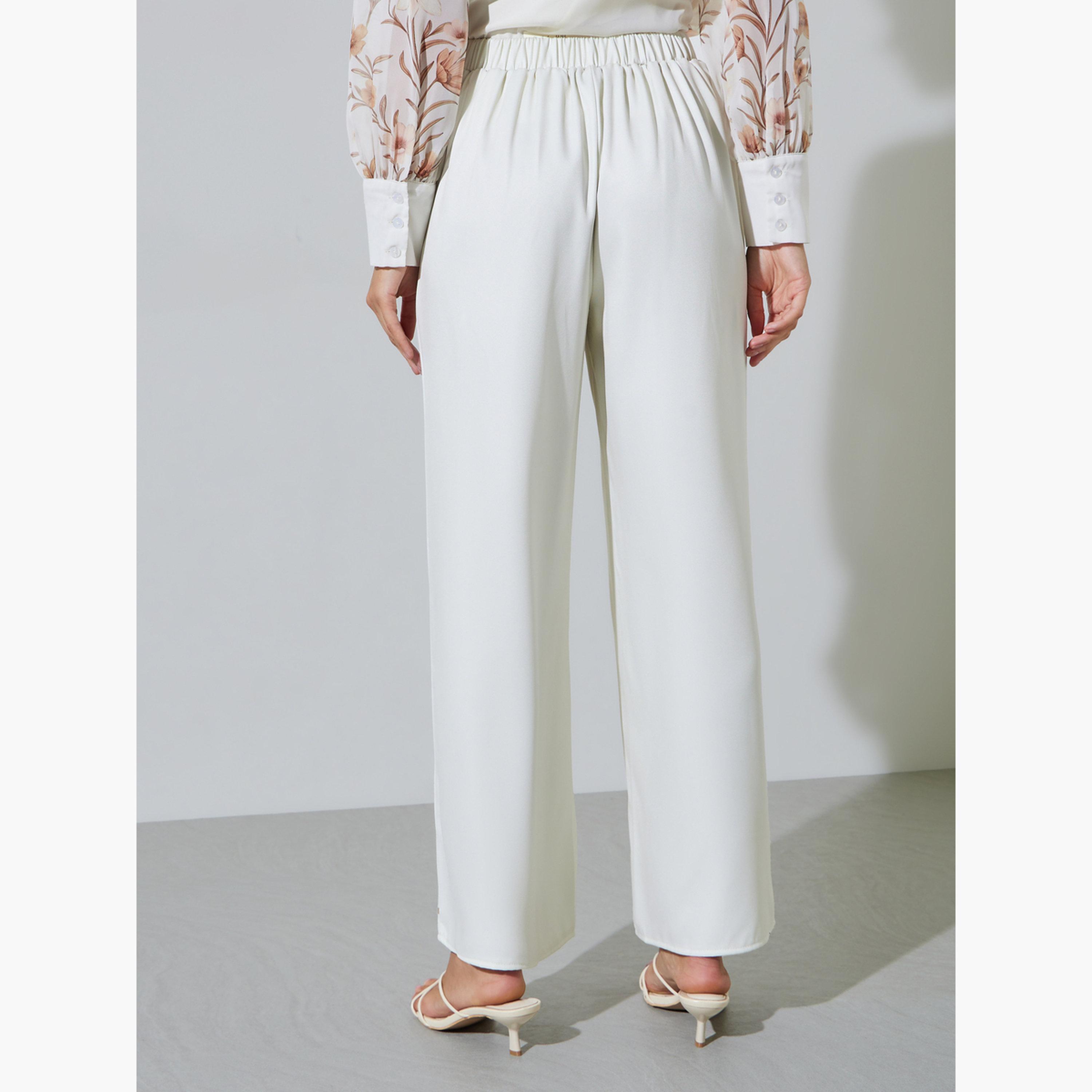 Styli Off White Floral Print Straight Fit Pants-women-clothing-bottoms-joggers-image-4