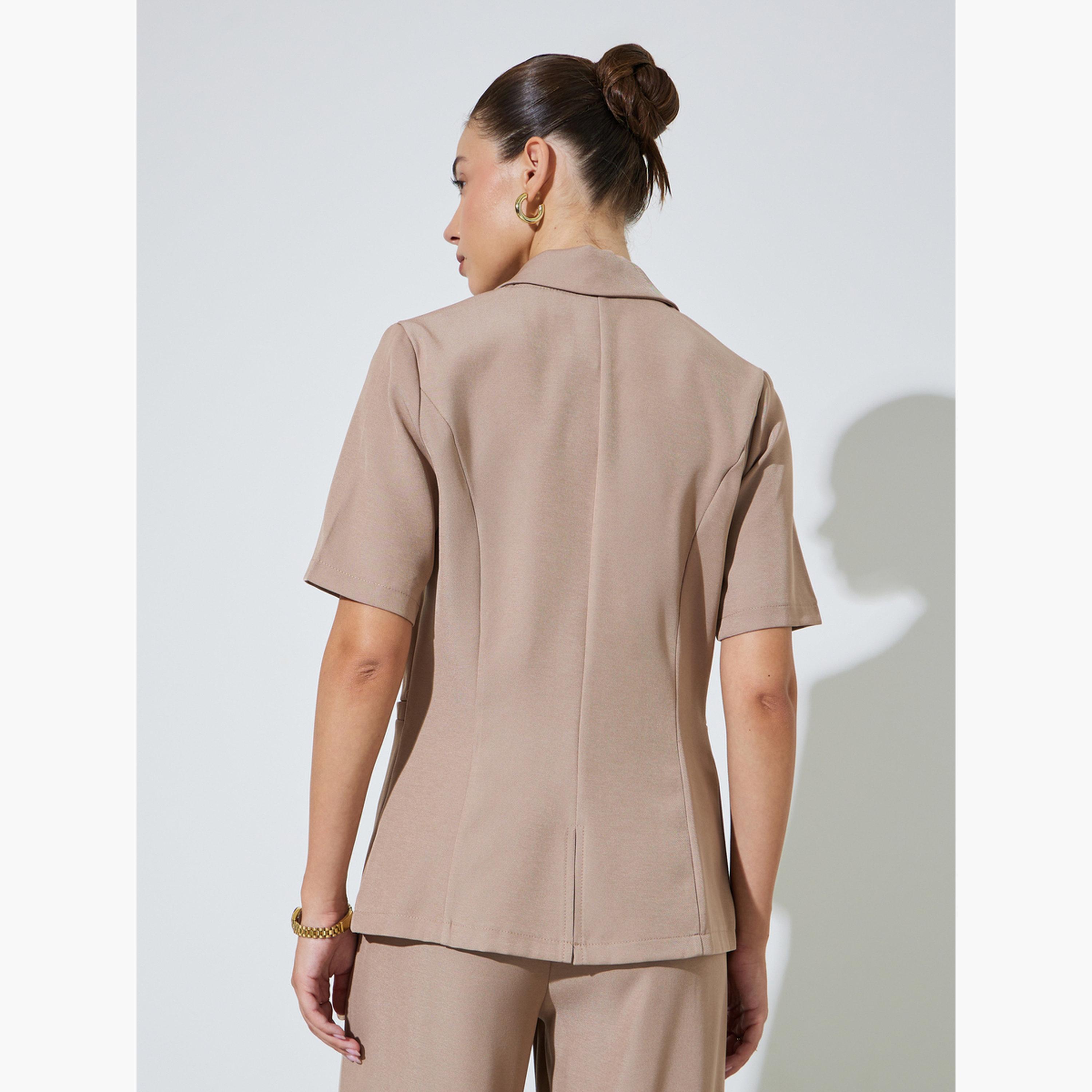 بلوزة بليزر بياقة بطية-women-clothing-shirtsandblouses-blouses-image-3