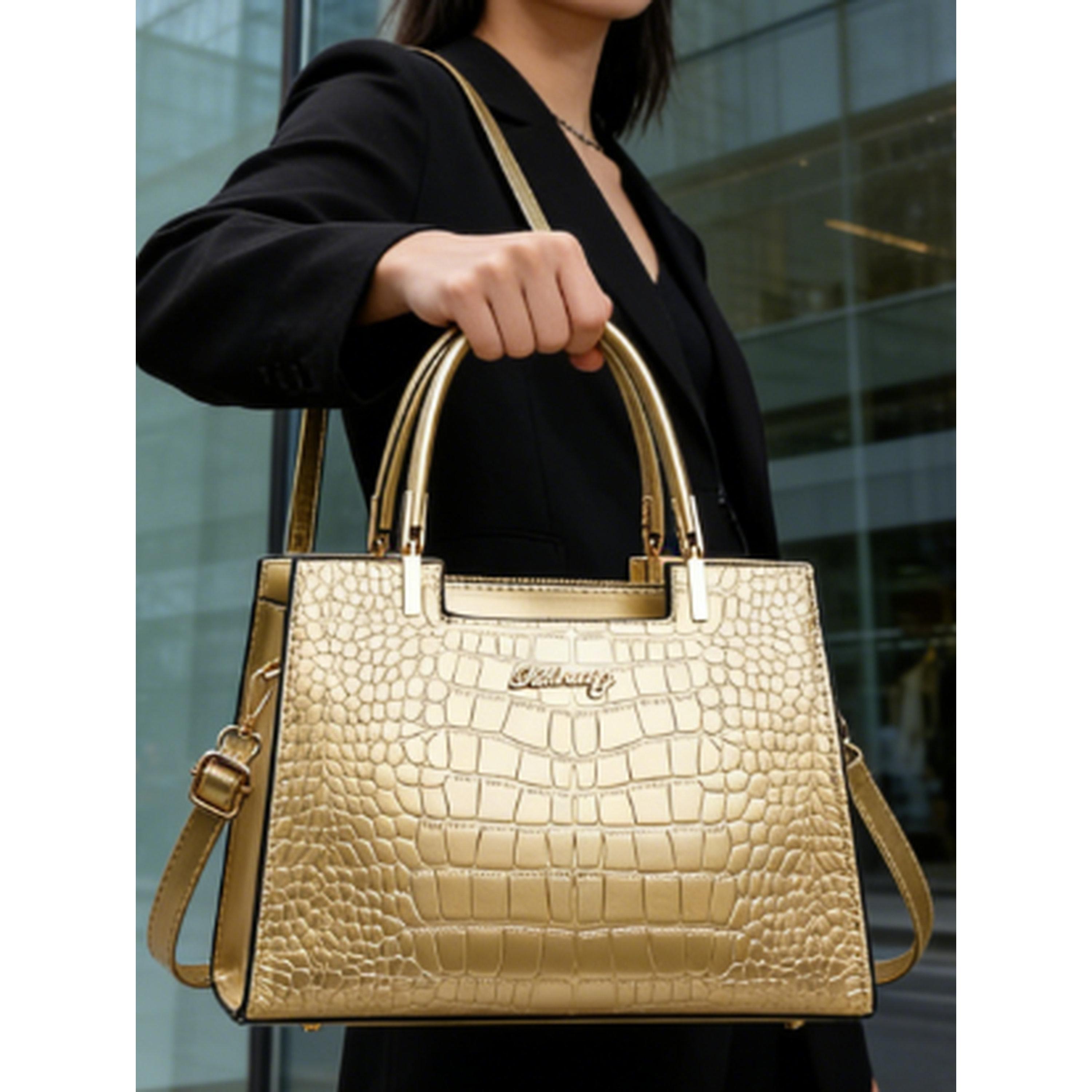 شنطة يد بنمط جلد التمساح-women-bagsandwallets-handbags-image-2