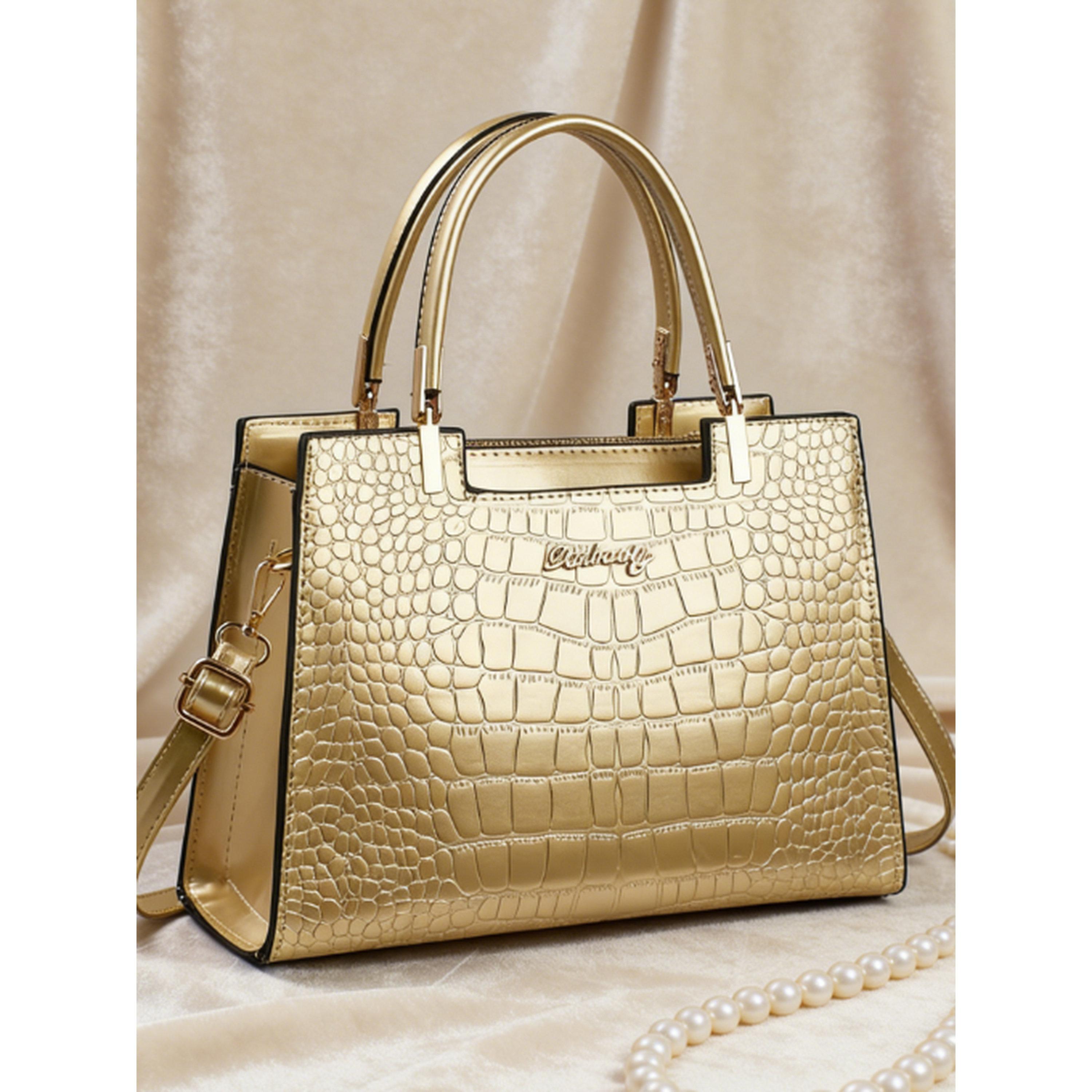 شنطة يد بنمط جلد التمساح-women-bagsandwallets-handbags-image-3
