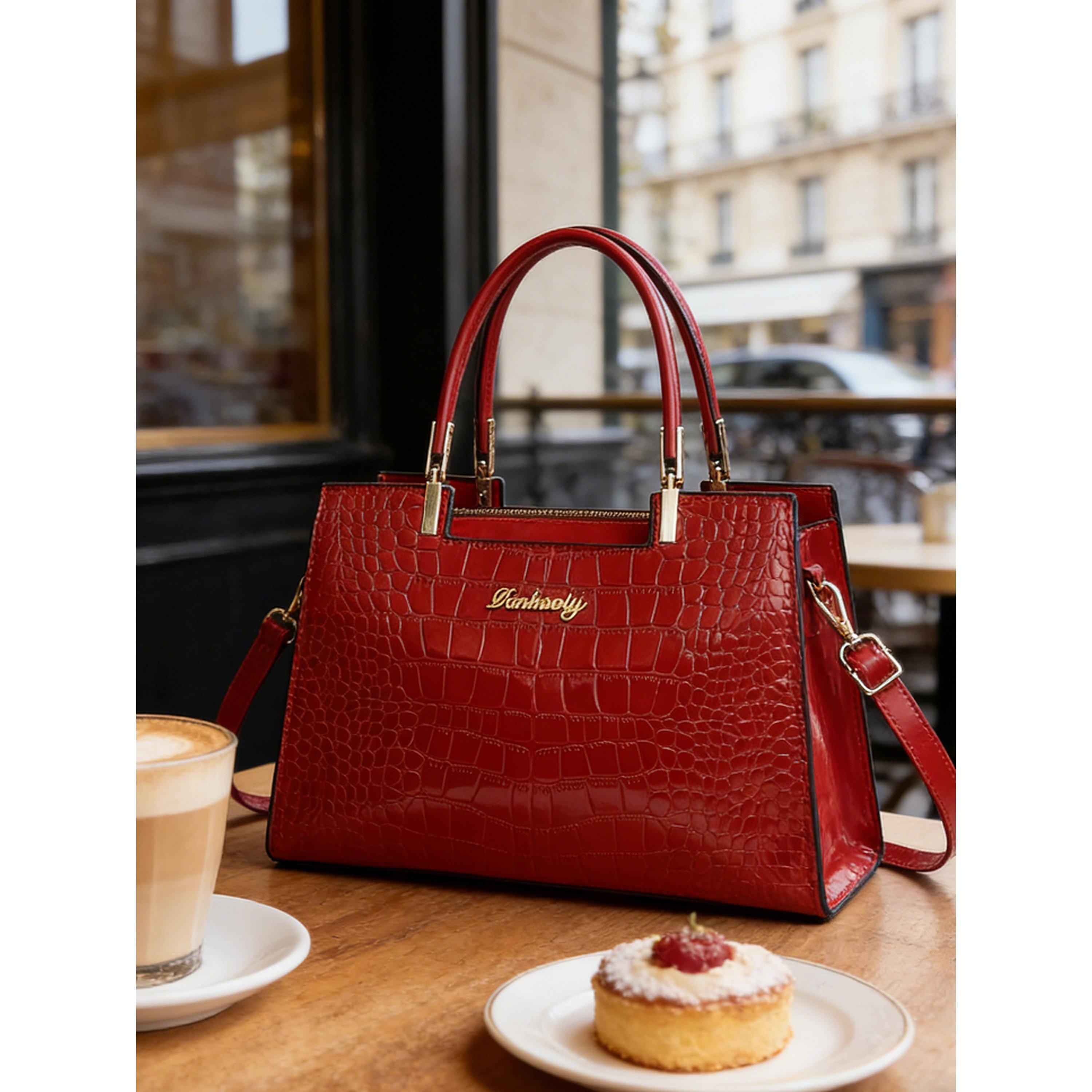 شنطة يد بنمط جلد التمساح-women-bagsandwallets-handbags-image-2