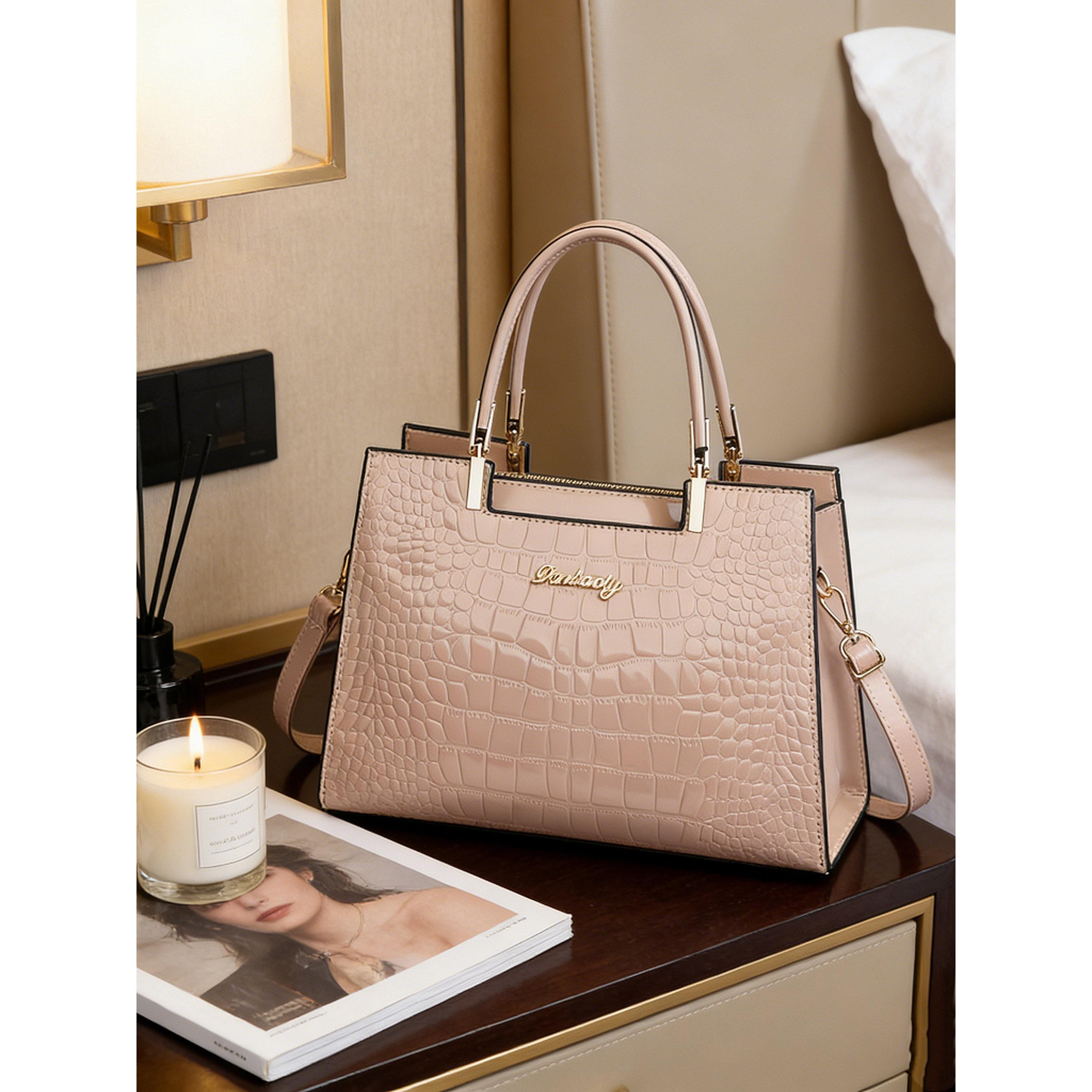 شنطة يد بنمط جلد التمساح-women-bagsandwallets-handbags-image-2
