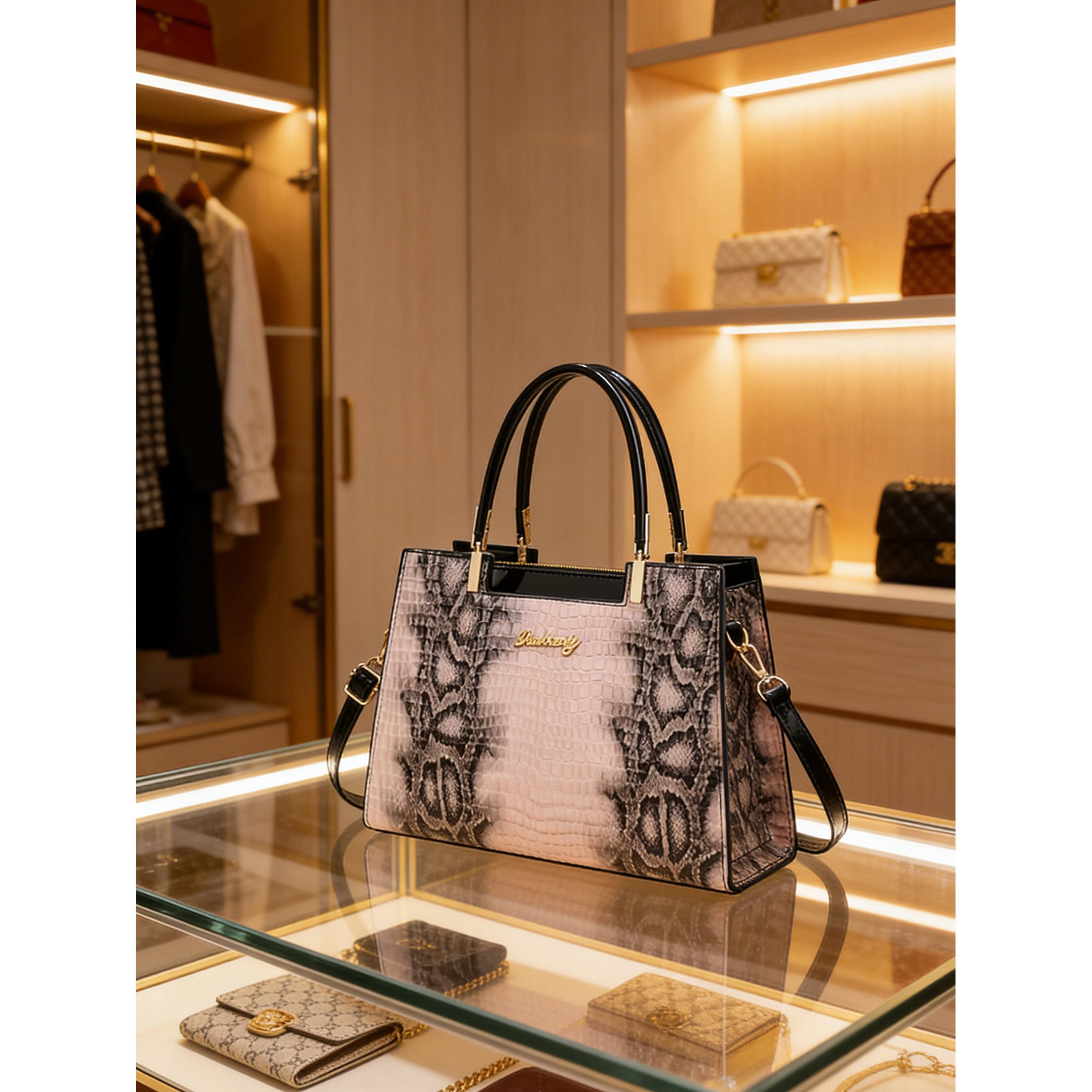 شنطة كتف بنمط جلد الثعبان-women-bagsandwallets-handbags-image-5