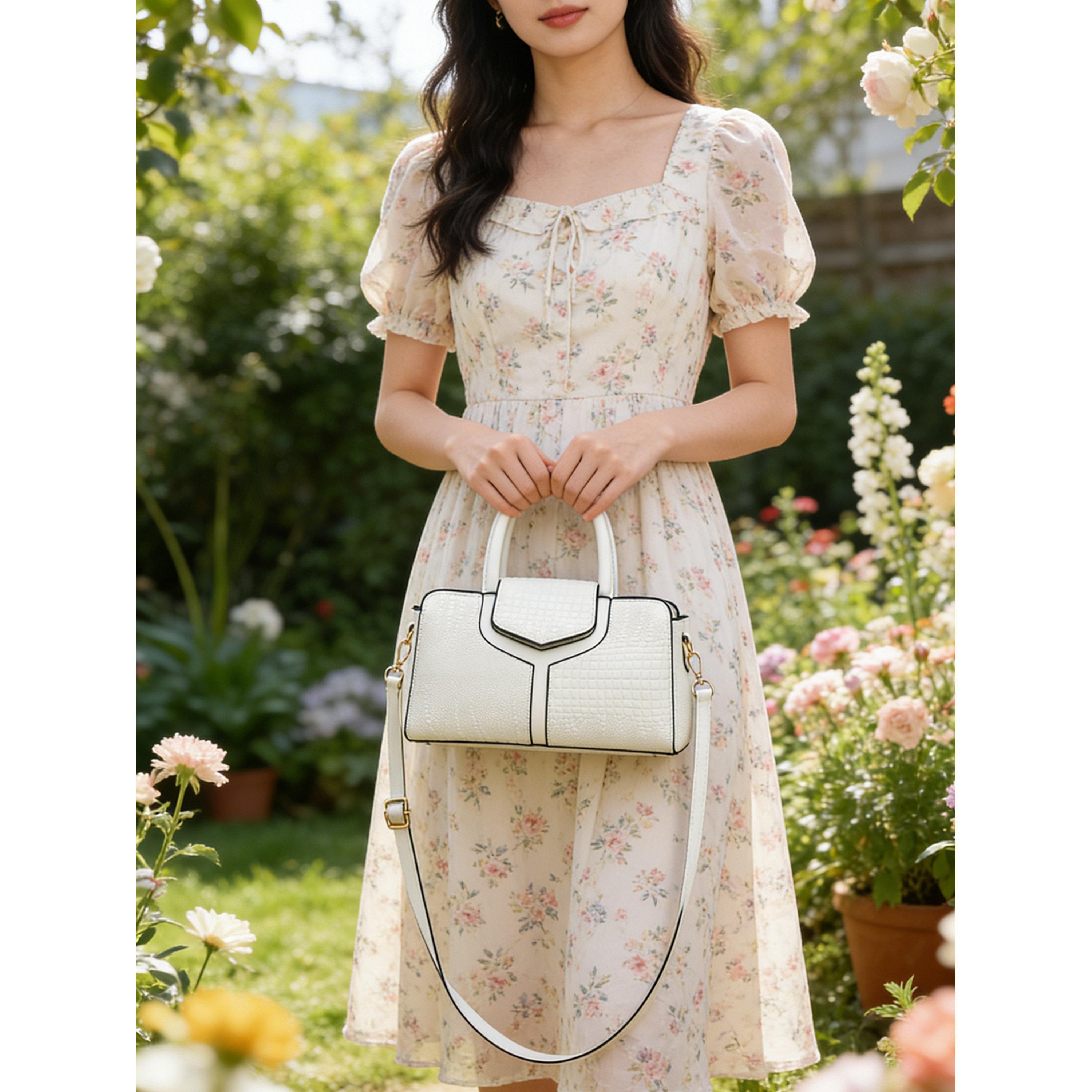 شنطة يد بنمط جلد التمساح-women-bagsandwallets-handbags-image-3
