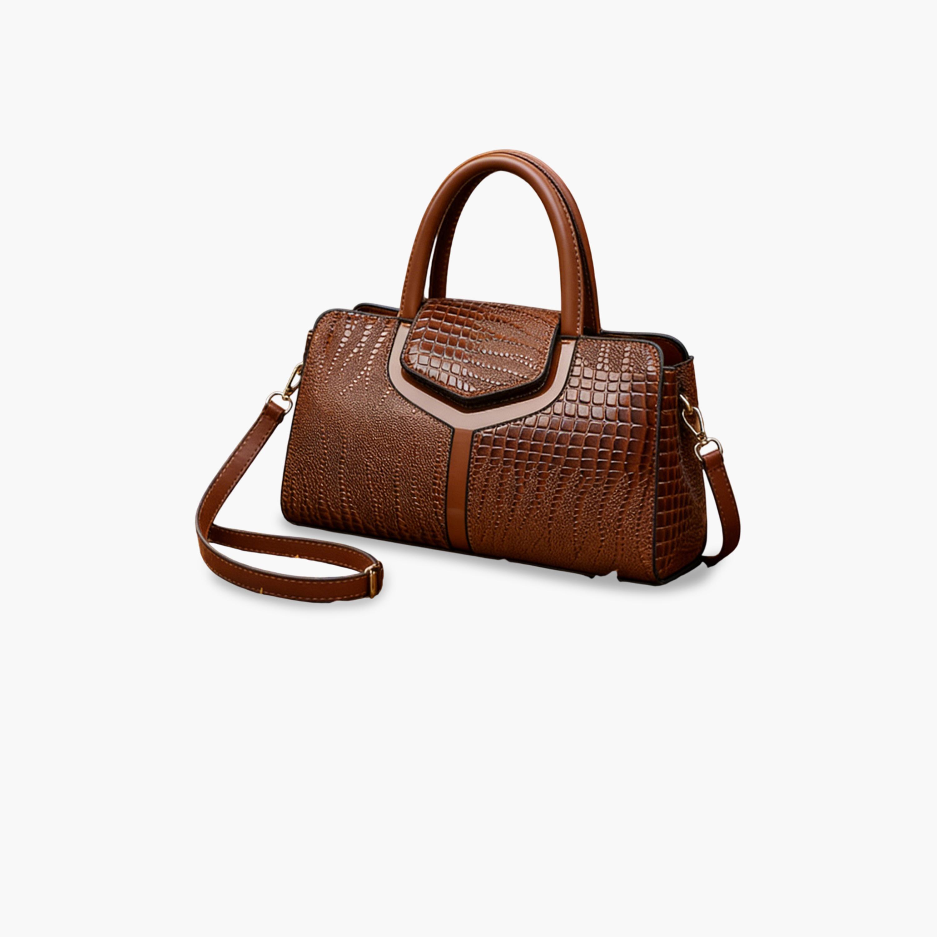 شنطة يد بنمط جلد التمساح-women-bagsandwallets-handbags-image-1