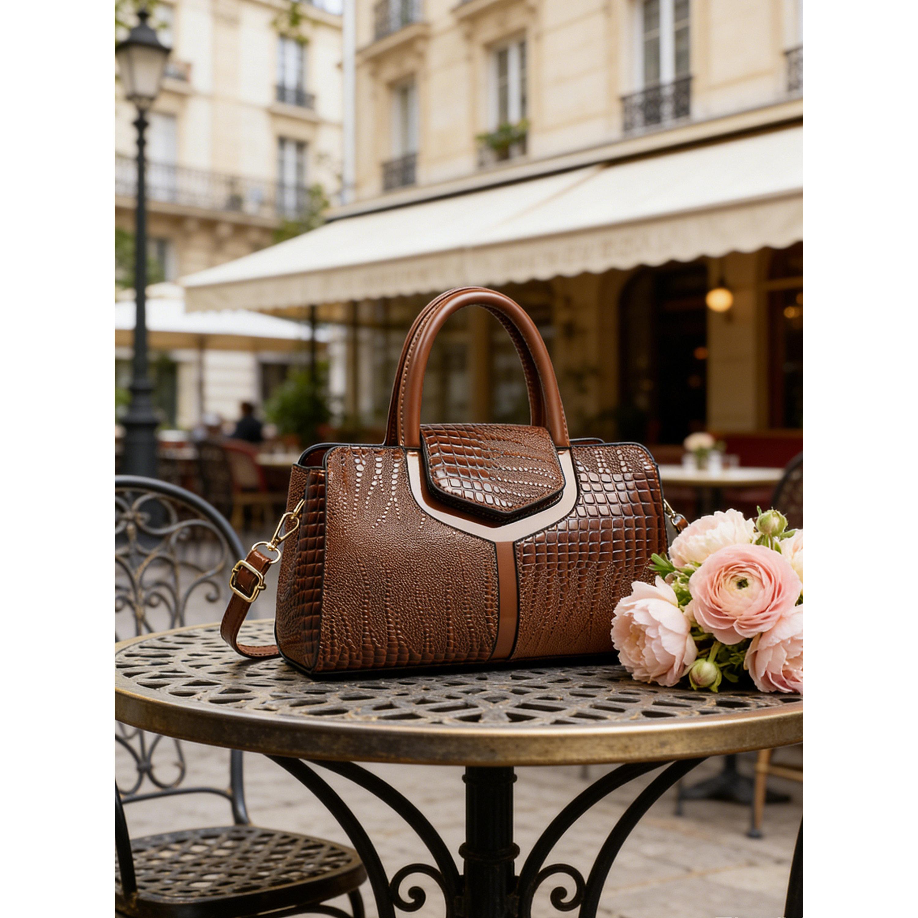 شنطة يد بنمط جلد التمساح-women-bagsandwallets-handbags-image-4