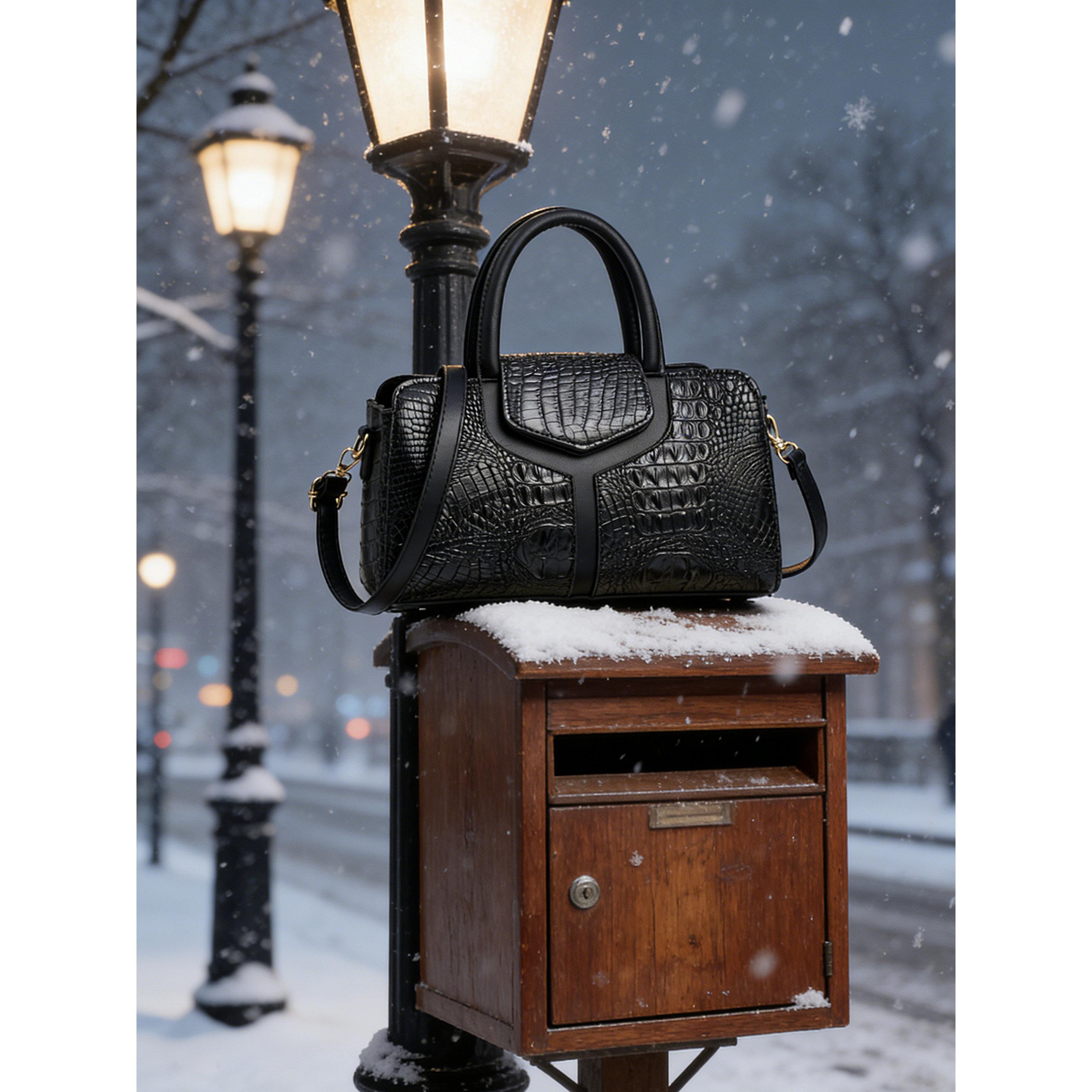 شنطة يد بنمط جلد التمساح-women-bagsandwallets-handbags-image-3