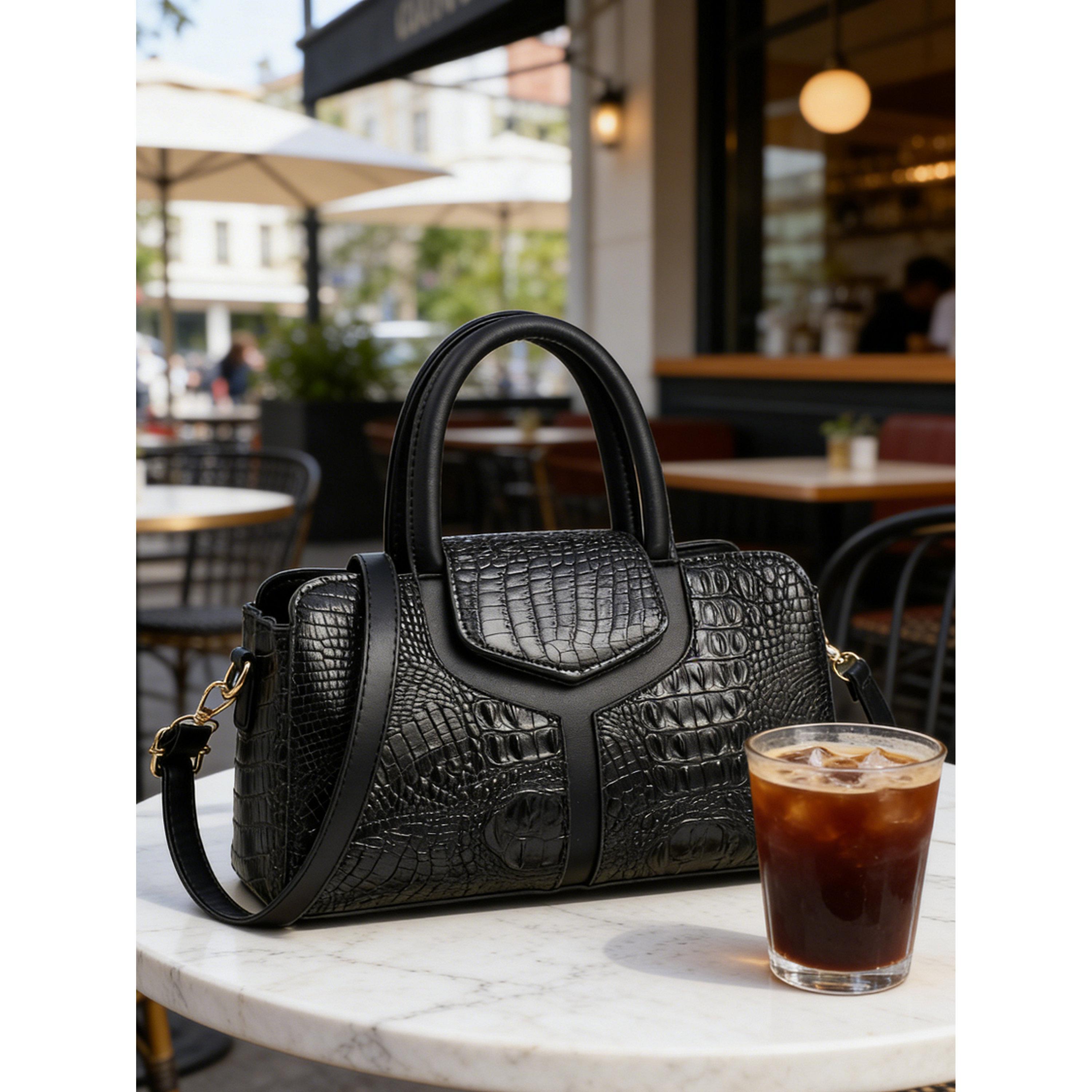 شنطة يد بنمط جلد التمساح-women-bagsandwallets-handbags-image-5