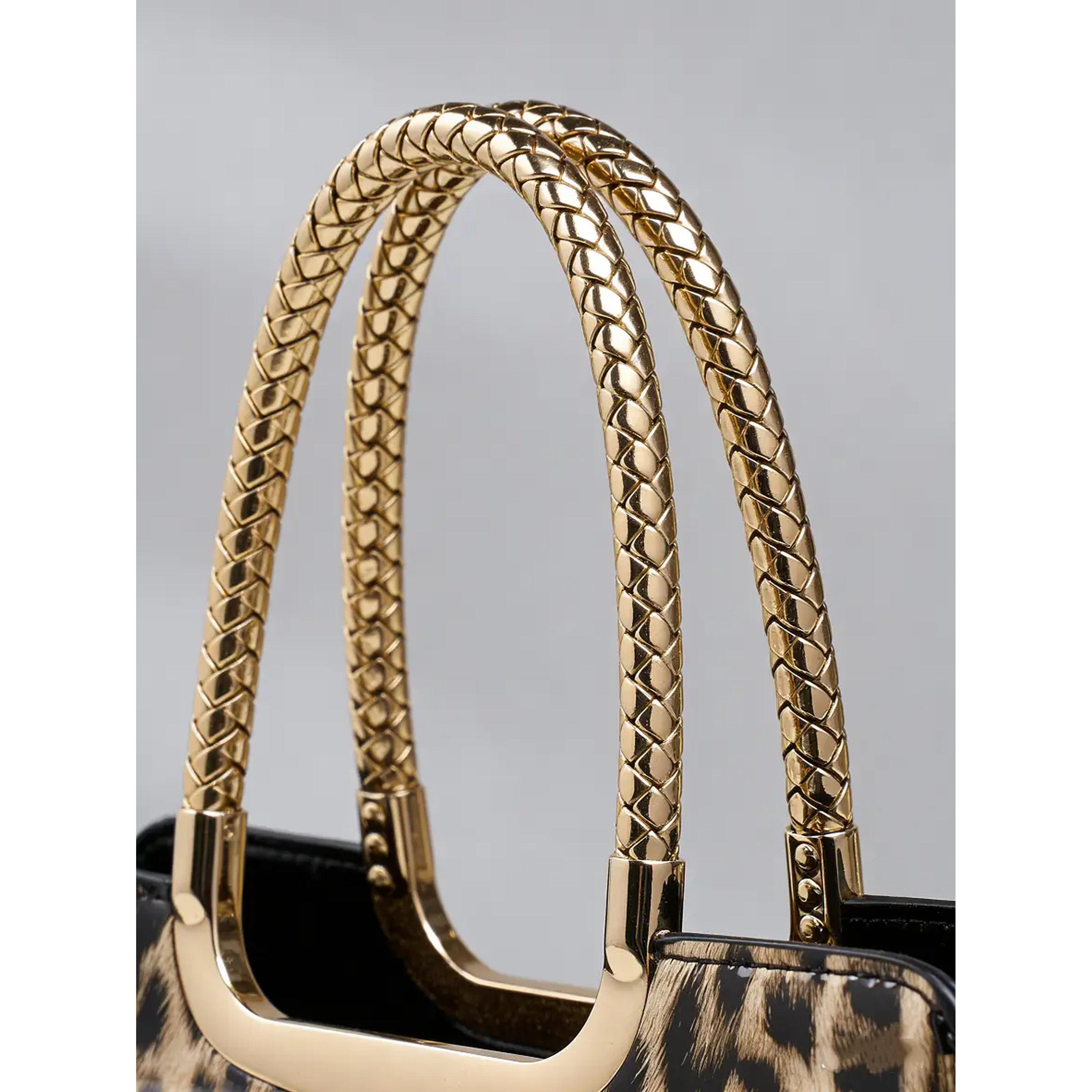 شنطة يد مزينة بعقدة وطبعة نمر-women-bagsandwallets-handbags-image-3