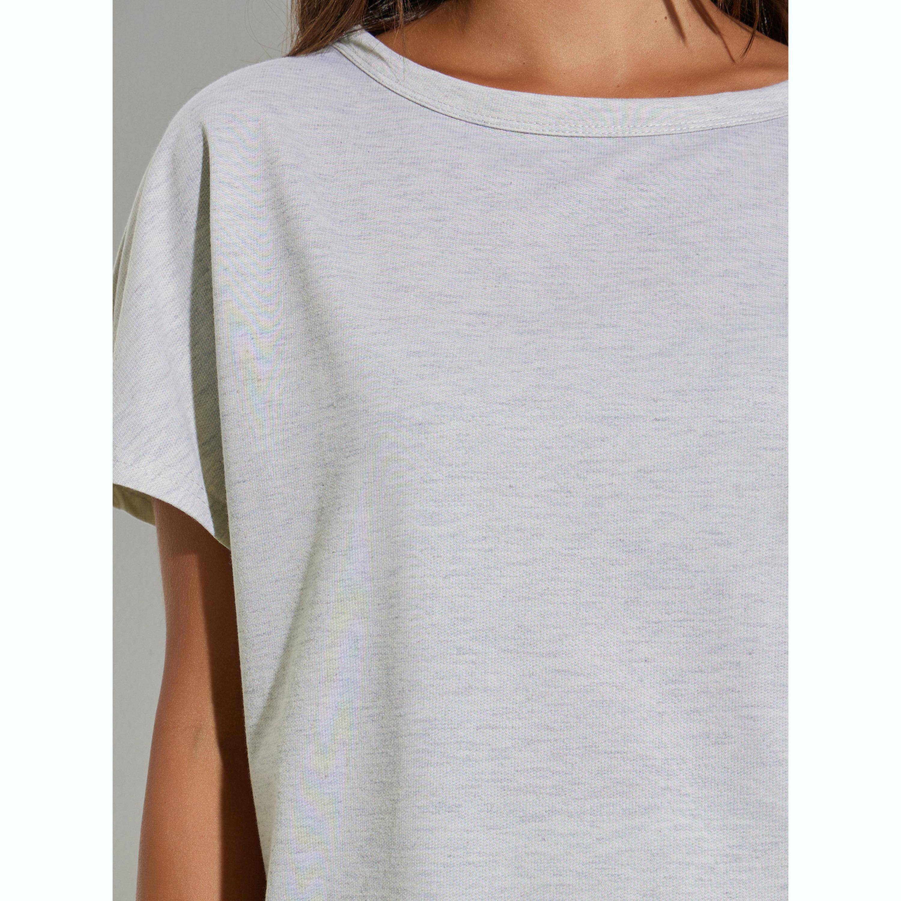 طقم منسق من جوغر بأرجل واسعة وبلوزة مريحة سادة-women-clothing-coordsets-image-6