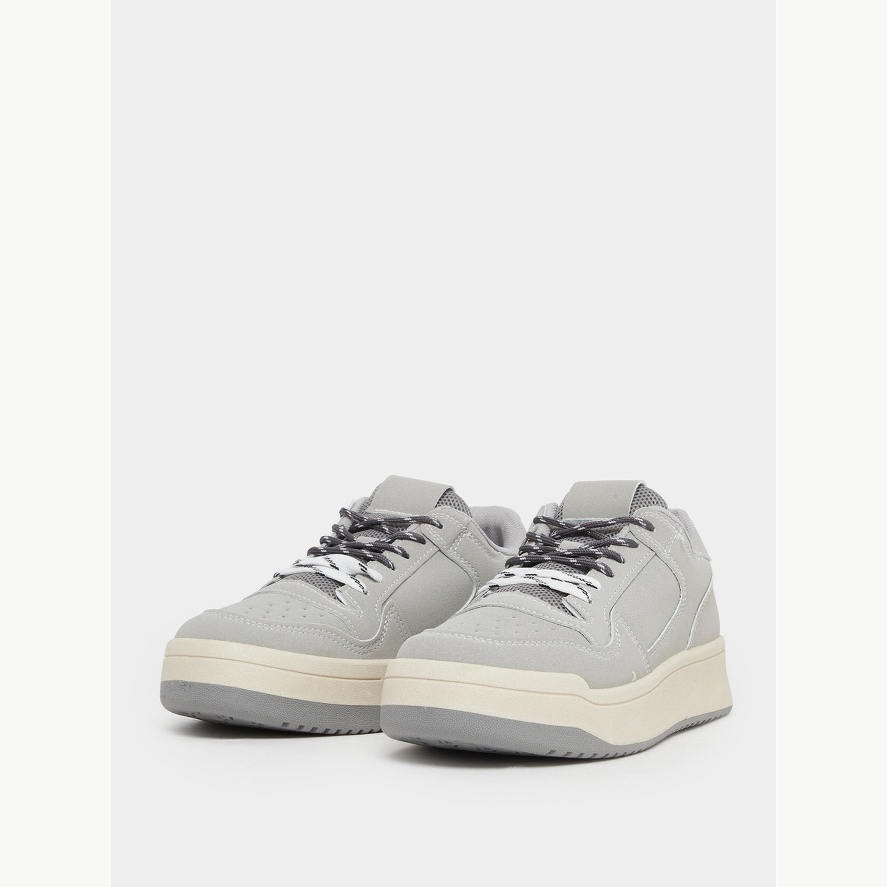 Styli Lace-Up Court Sneakers-women-shoes-sneakers-image-1