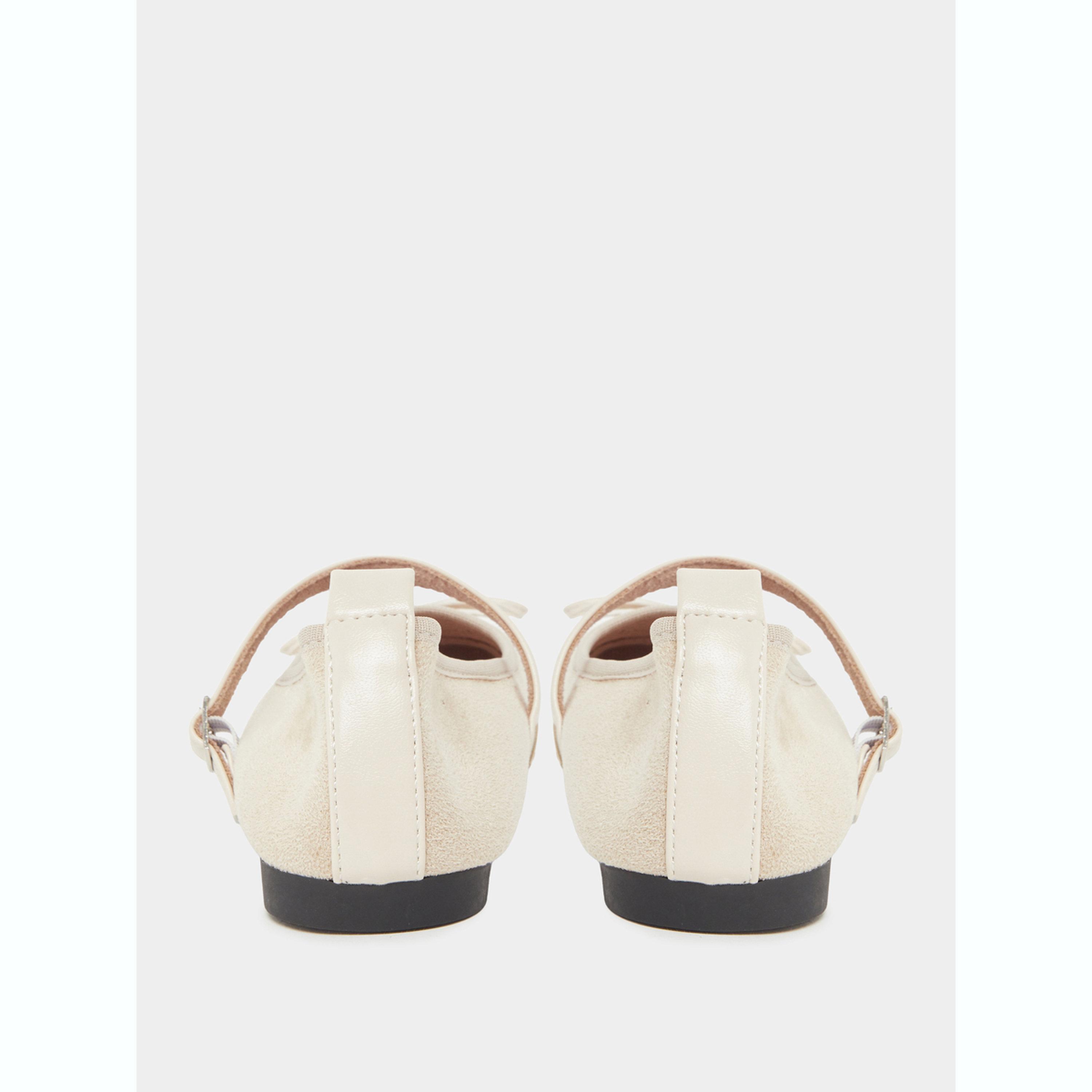 Styli Buckled Strap Bow Detail Ballerina-women-shoes-ballerinas-image-5