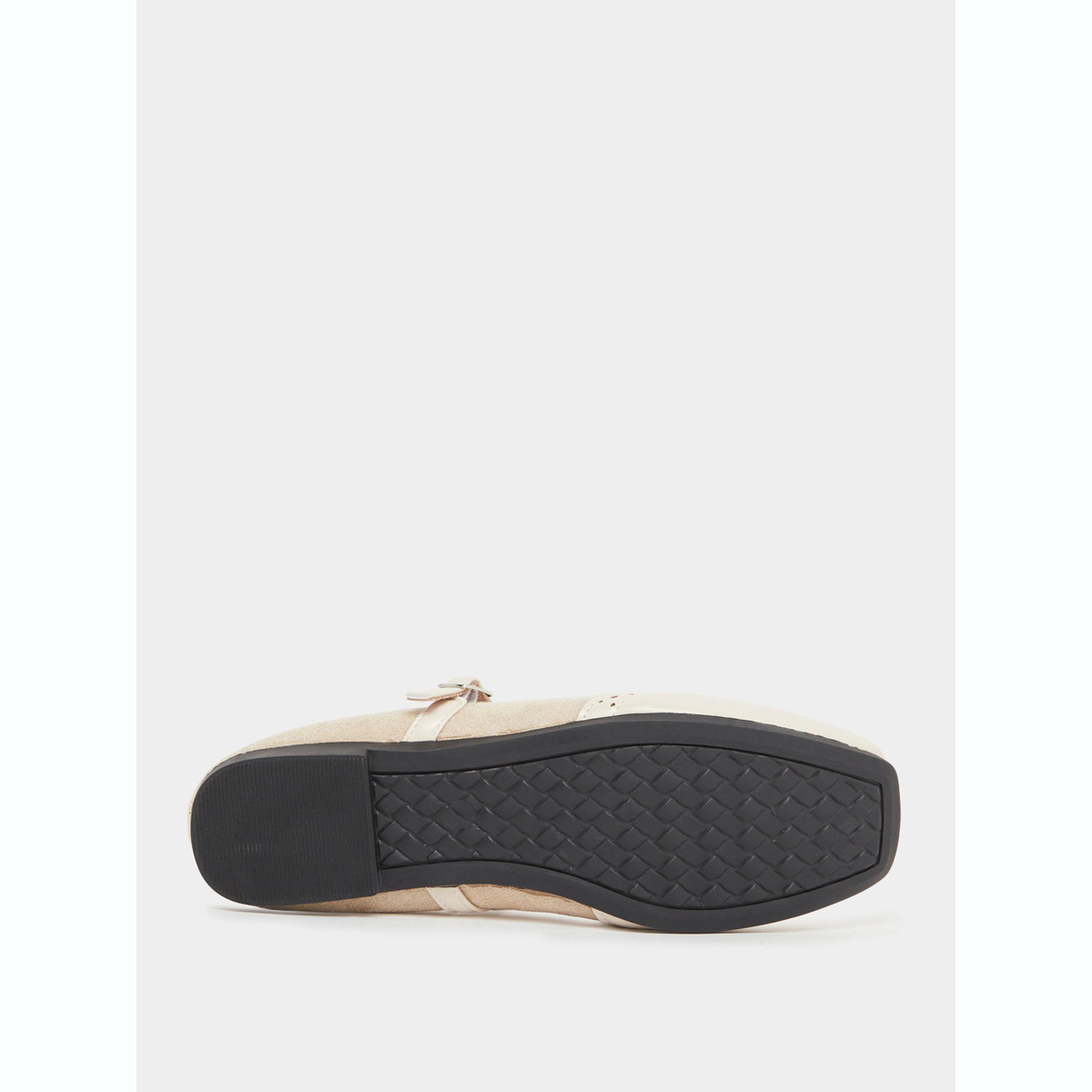 Styli Buckled Strap Bow Detail Ballerina-women-shoes-ballerinas-image-6