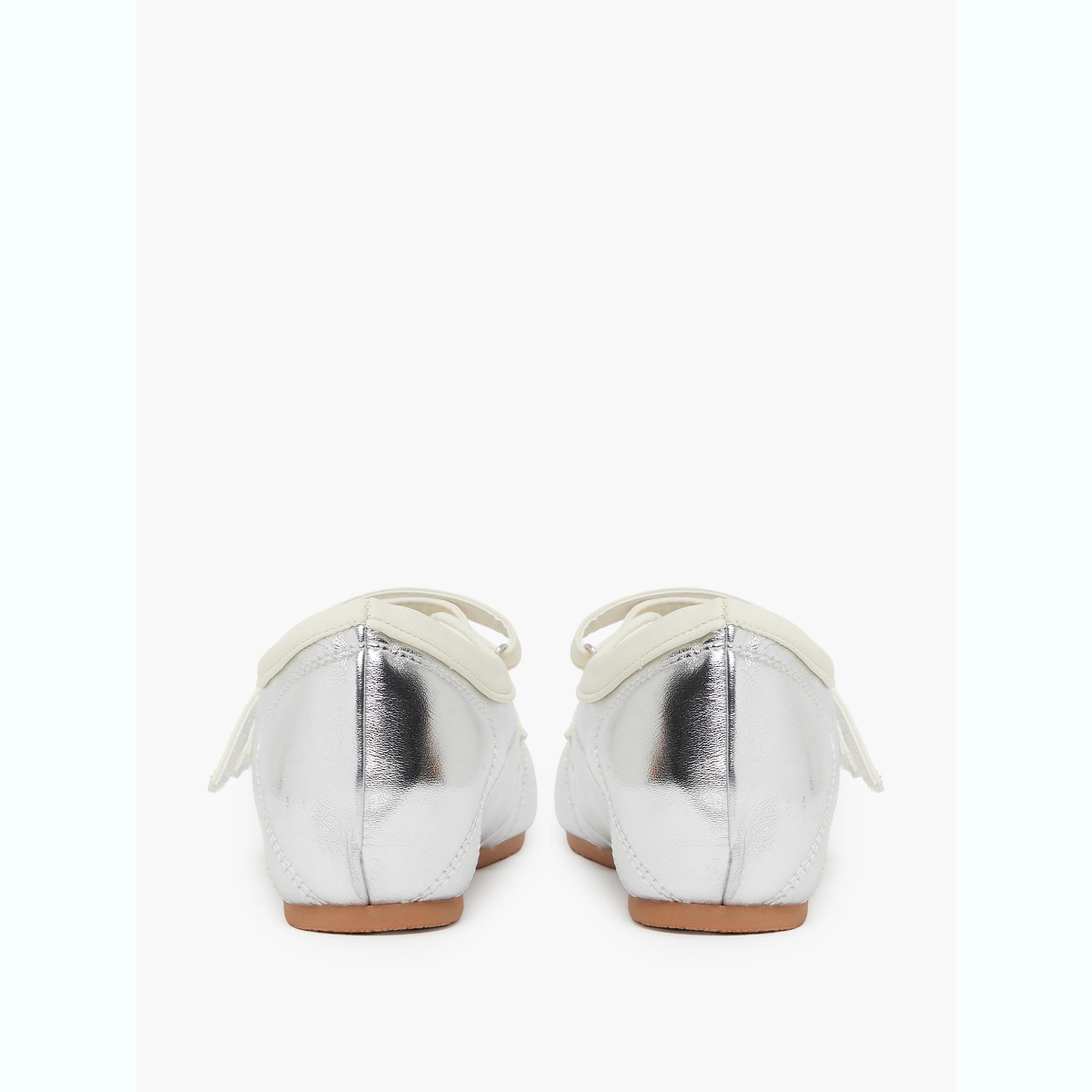 Styli Metallic Look Sneakers with Hook and Loop-women-shoes-sneakers-image-5