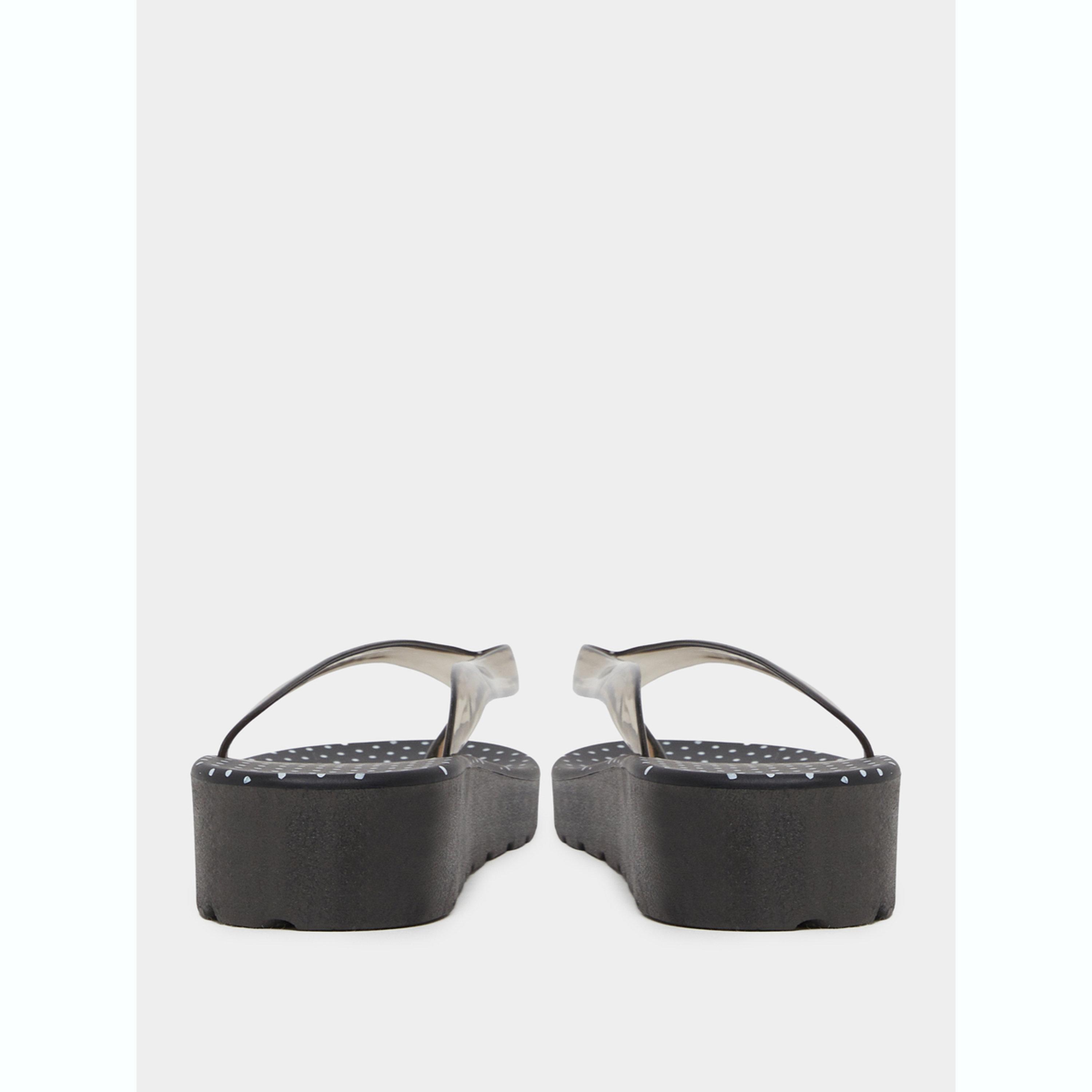 Styli Polka Dot Print Flip Flops-women-shoes-flats-slides-image-5