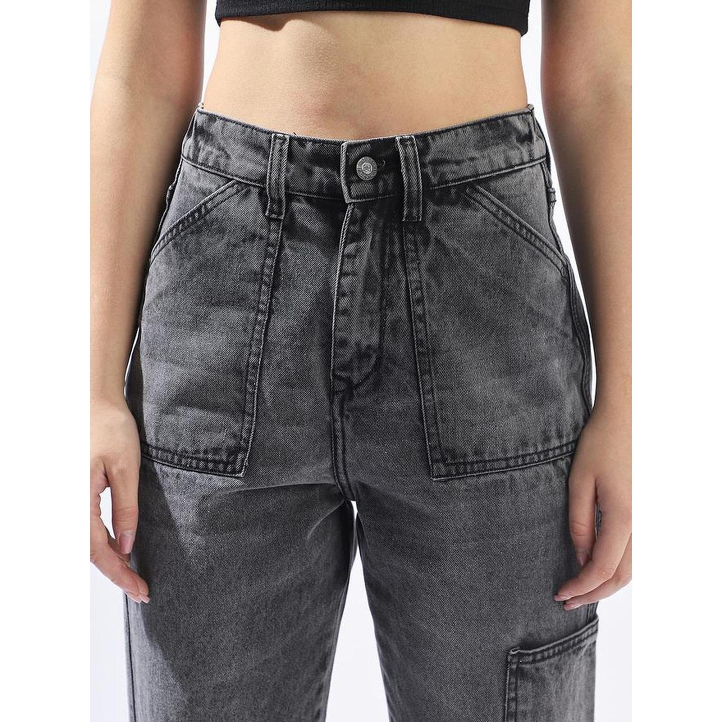 جينز كارجو بقصة موم %100 قطن-women-clothing-jeans-image-4