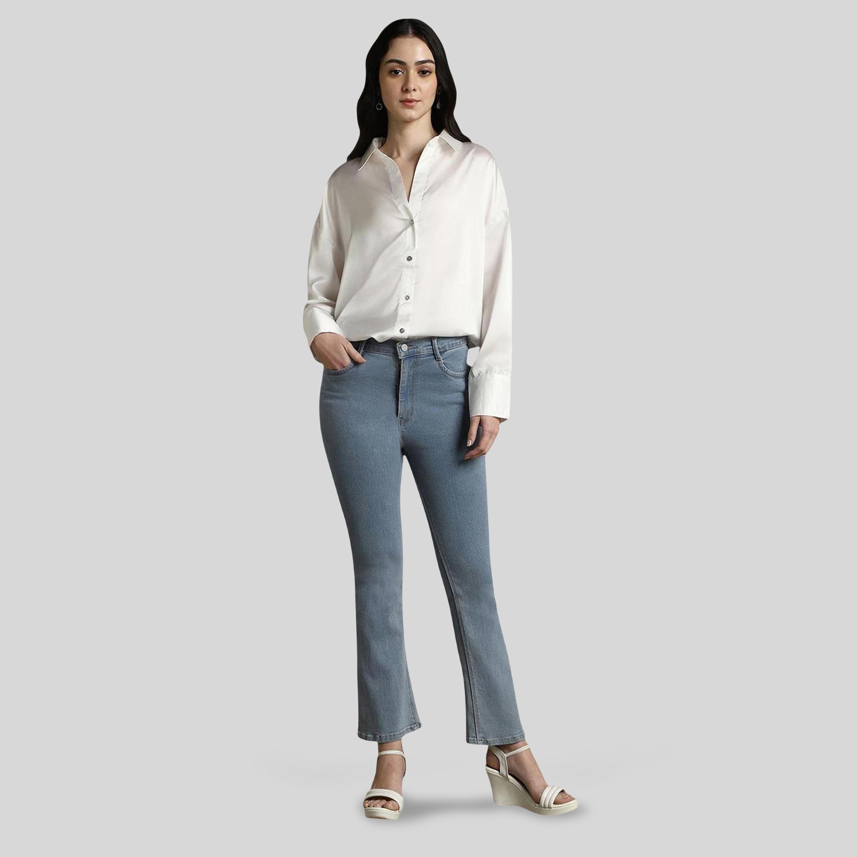 Dennis Lingo X Styli White Satin Solid Button Down Relaxed Fit Shirt-women-clothing-shirtsandblouses-shirts-image-2