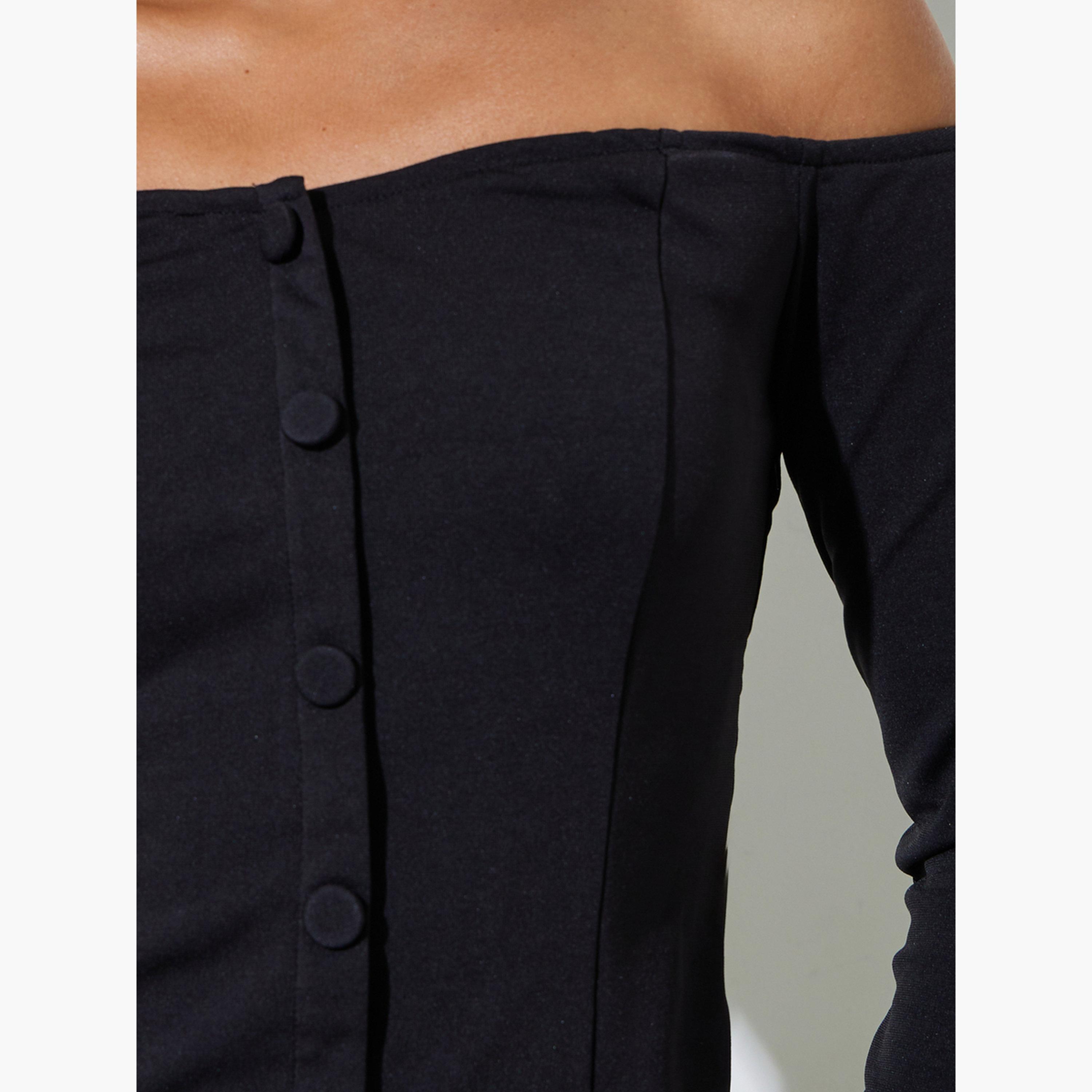 بلوزة محبوكة بأكتاف مكشوفة وأكمام طويلة-women-clothing-shirtsandblouses-blouses-image-5