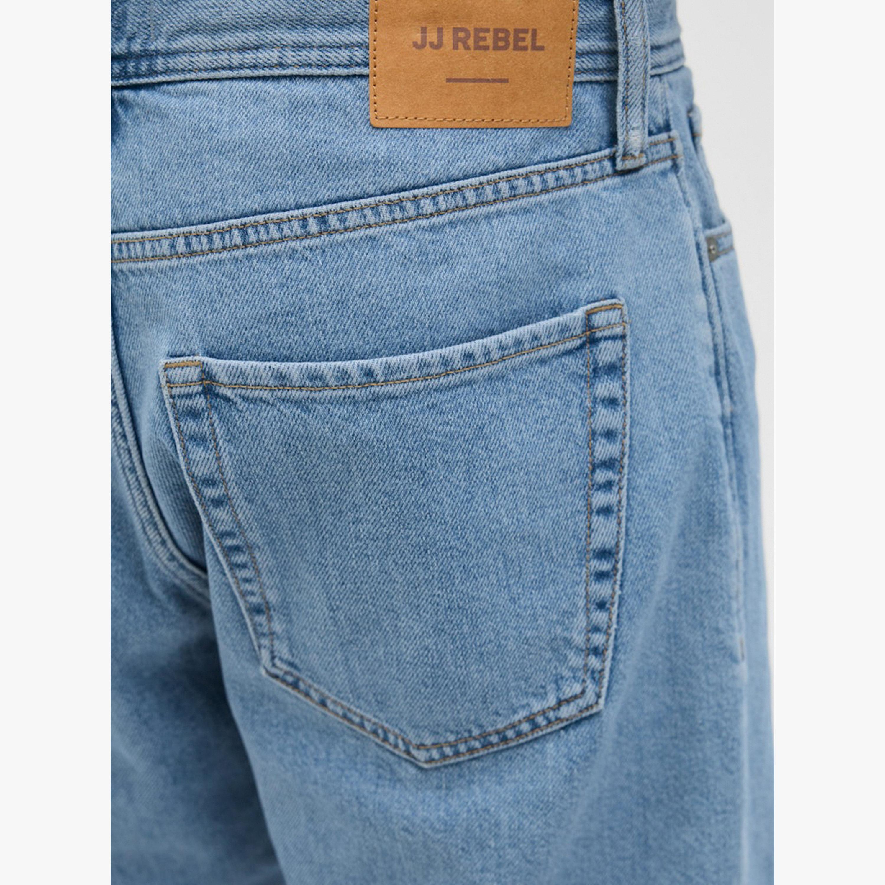 REBEL Men Light Blue Casual Denim Shorts-men-clothing-swimandbeach-shorts-image-4