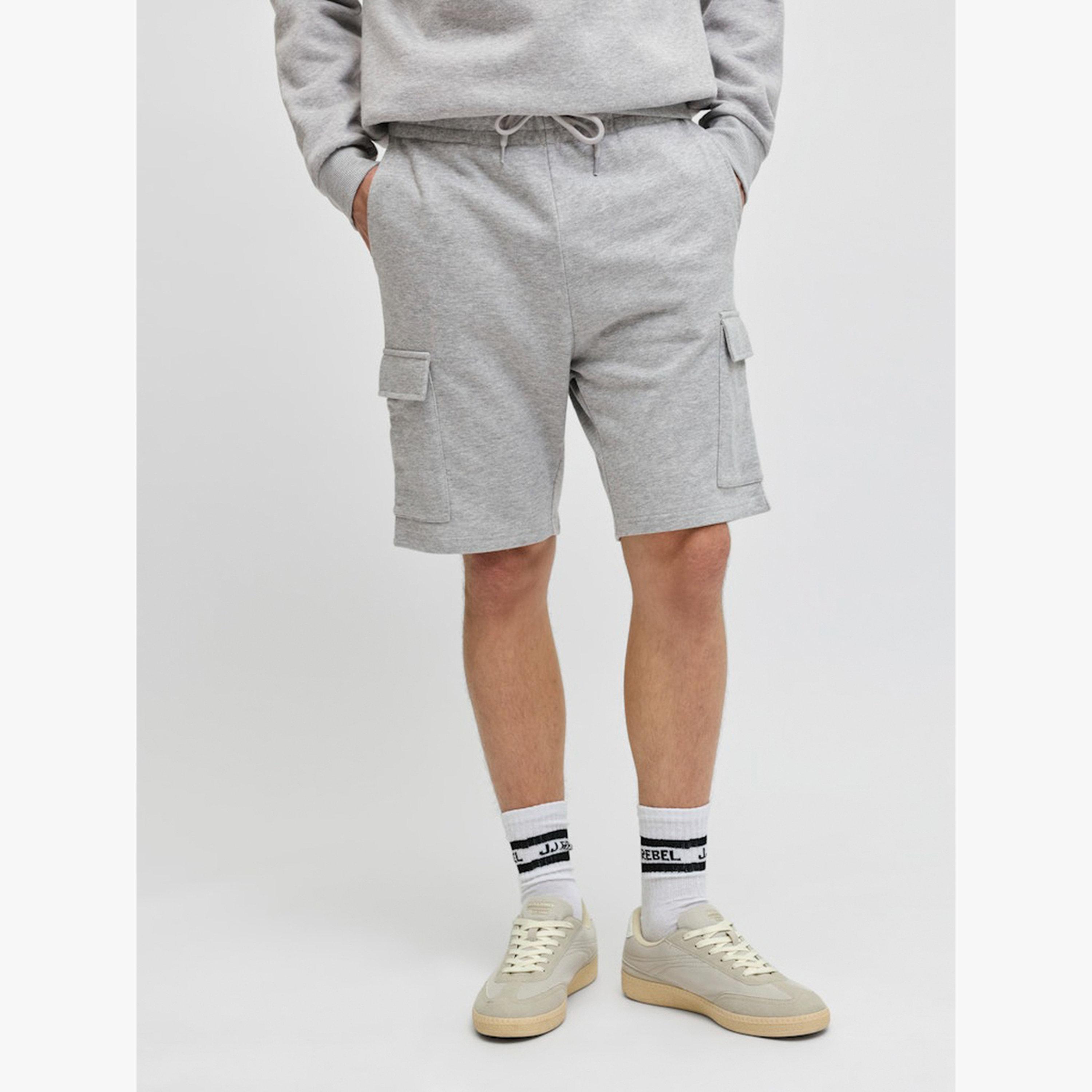 شورت سويت كارغو رجالي رمادي-men-clothing-swimandbeach-shorts-image-1