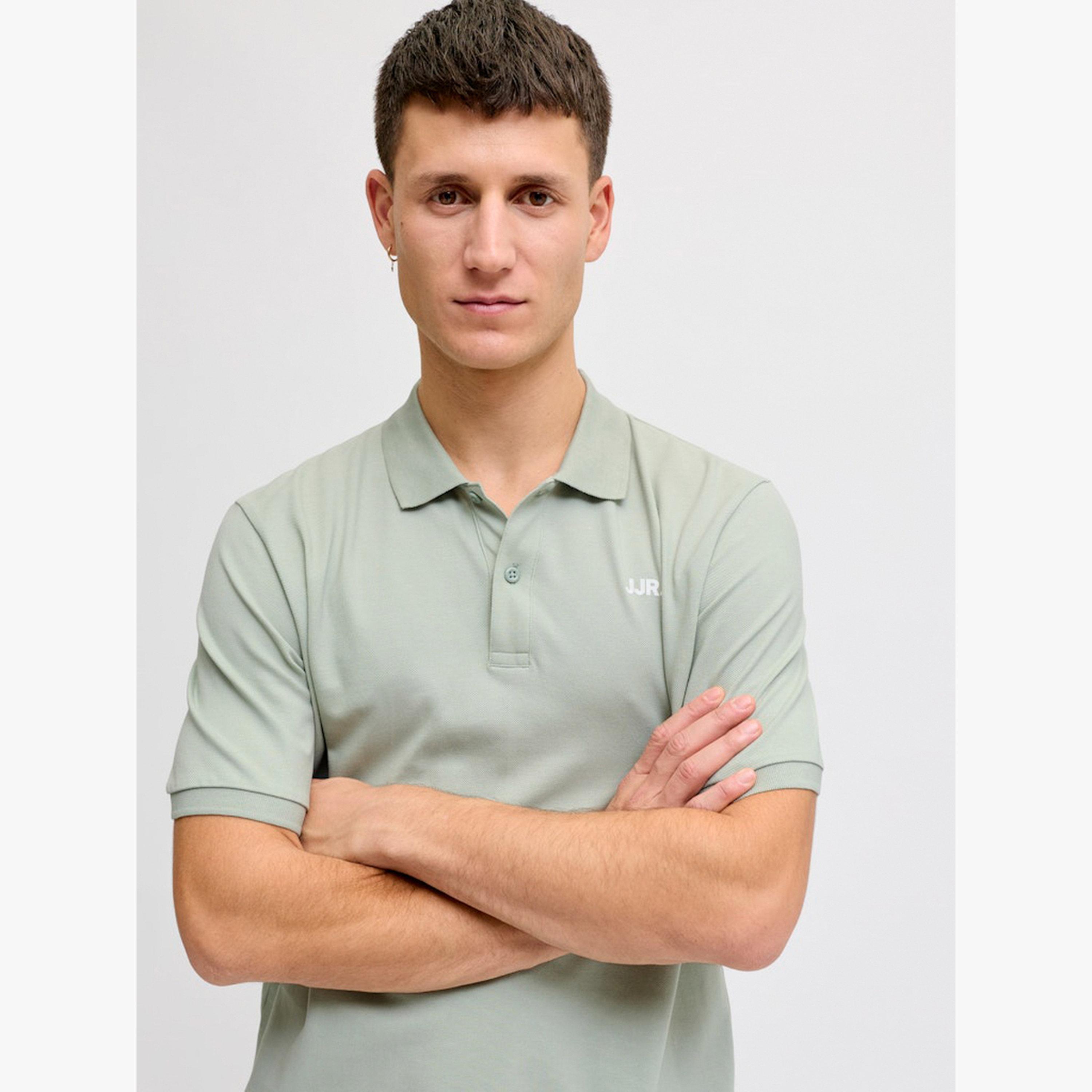 تيشيرت بولو قطن بقصة عادية-men-clothing-tshirtsandpolos-polos-image-3