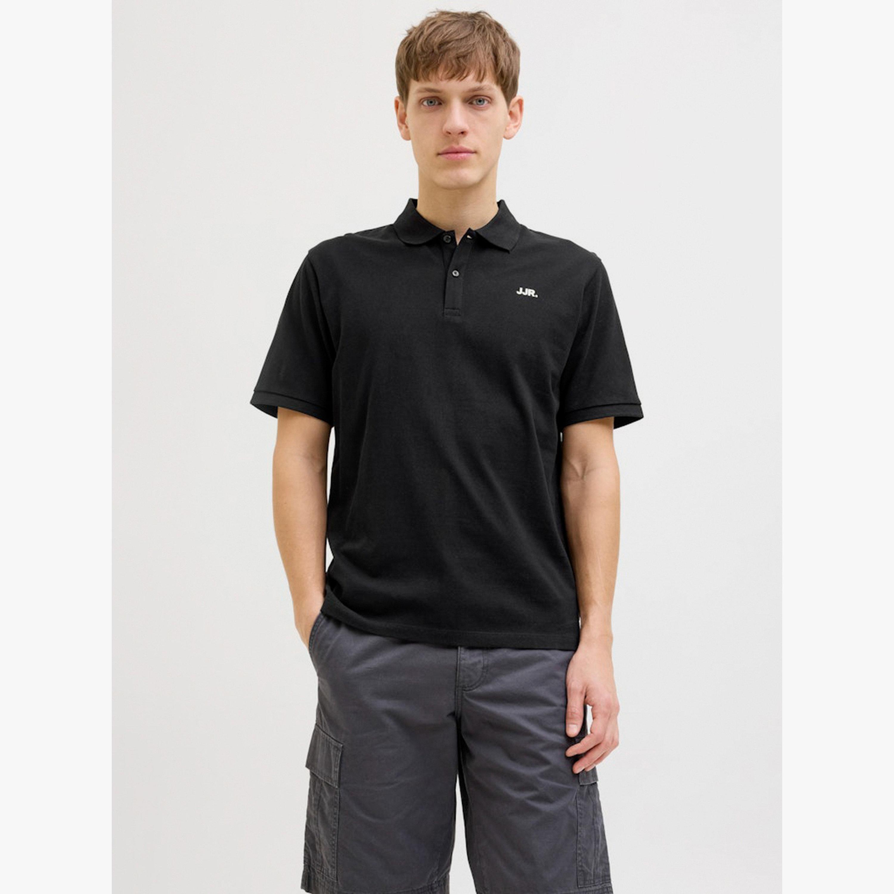 تيشيرت بولو قطن بقصة عادية-men-clothing-tshirtsandpolos-polos-image-1
