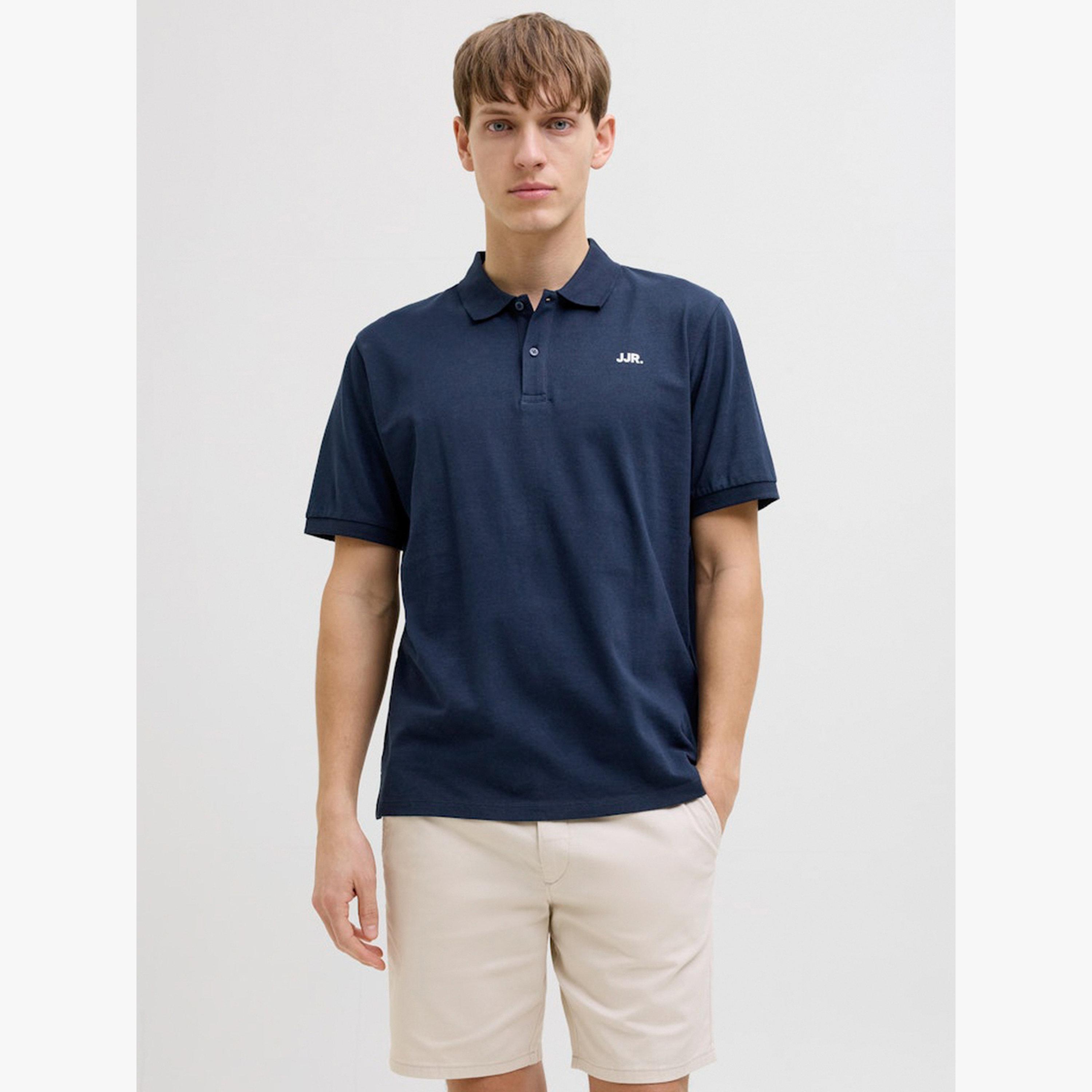 تيشيرت بولو قطن بقصة عادية-men-clothing-tshirtsandpolos-polos-image-1